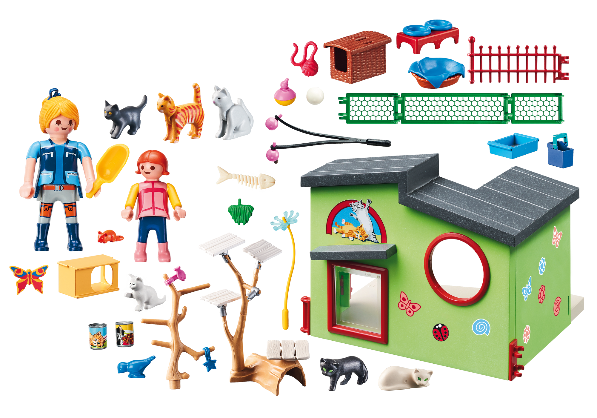 maison des chats playmobil