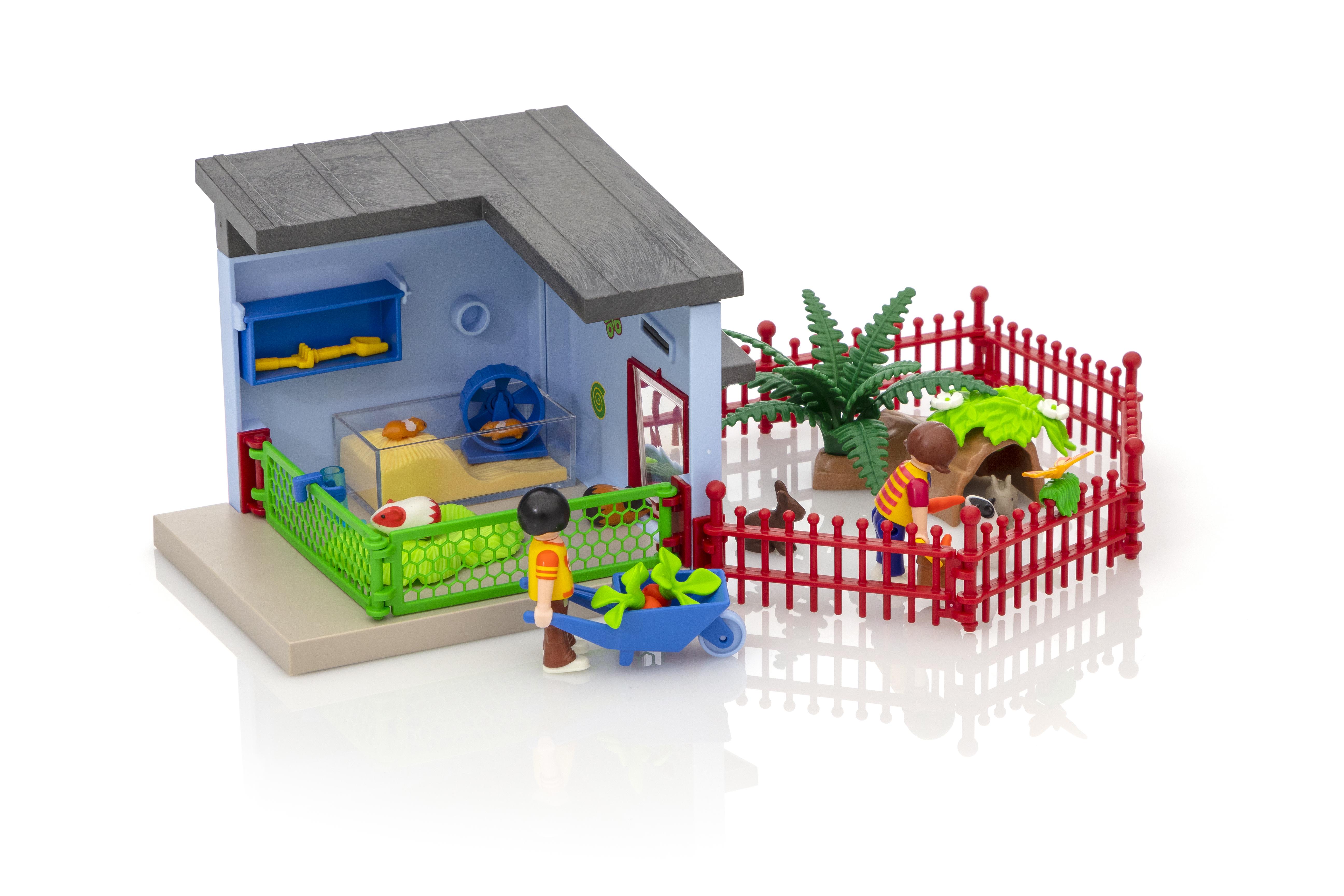 playmobil refugio para gatos