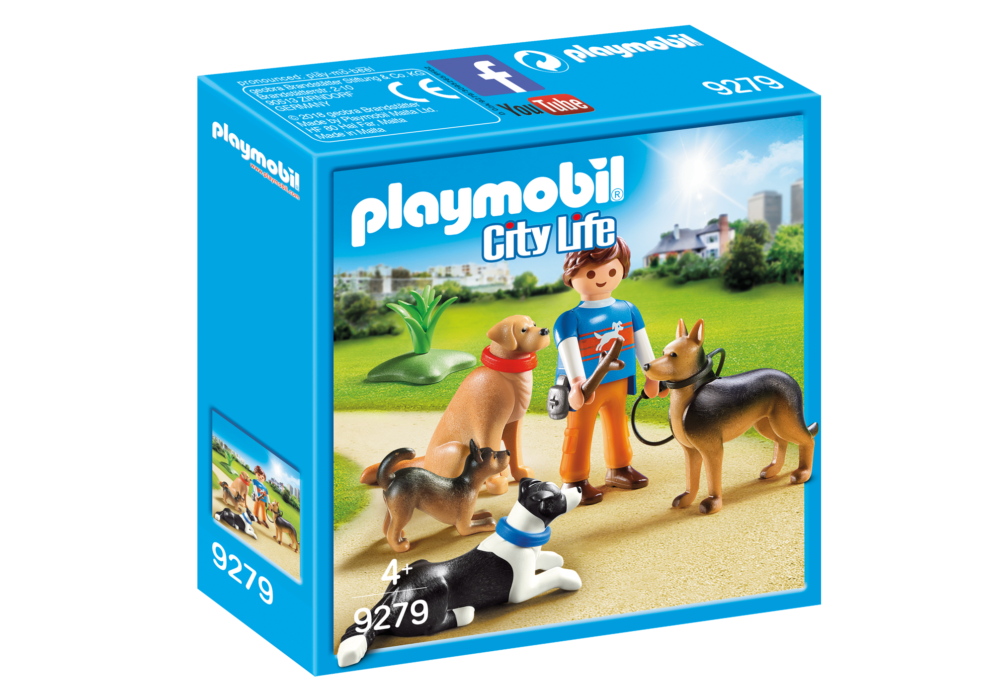 playmobil border collie family