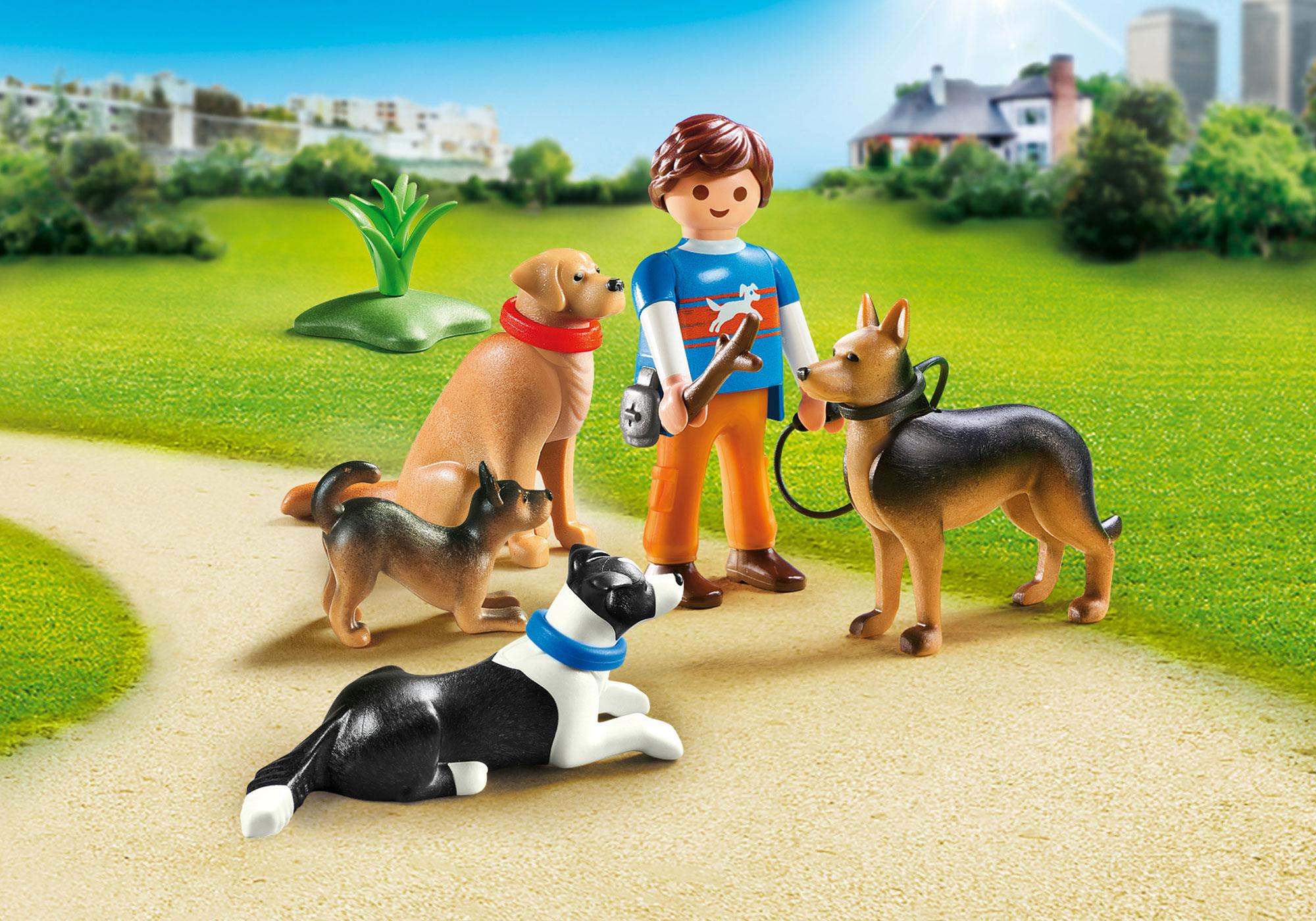 playmobil border collie family