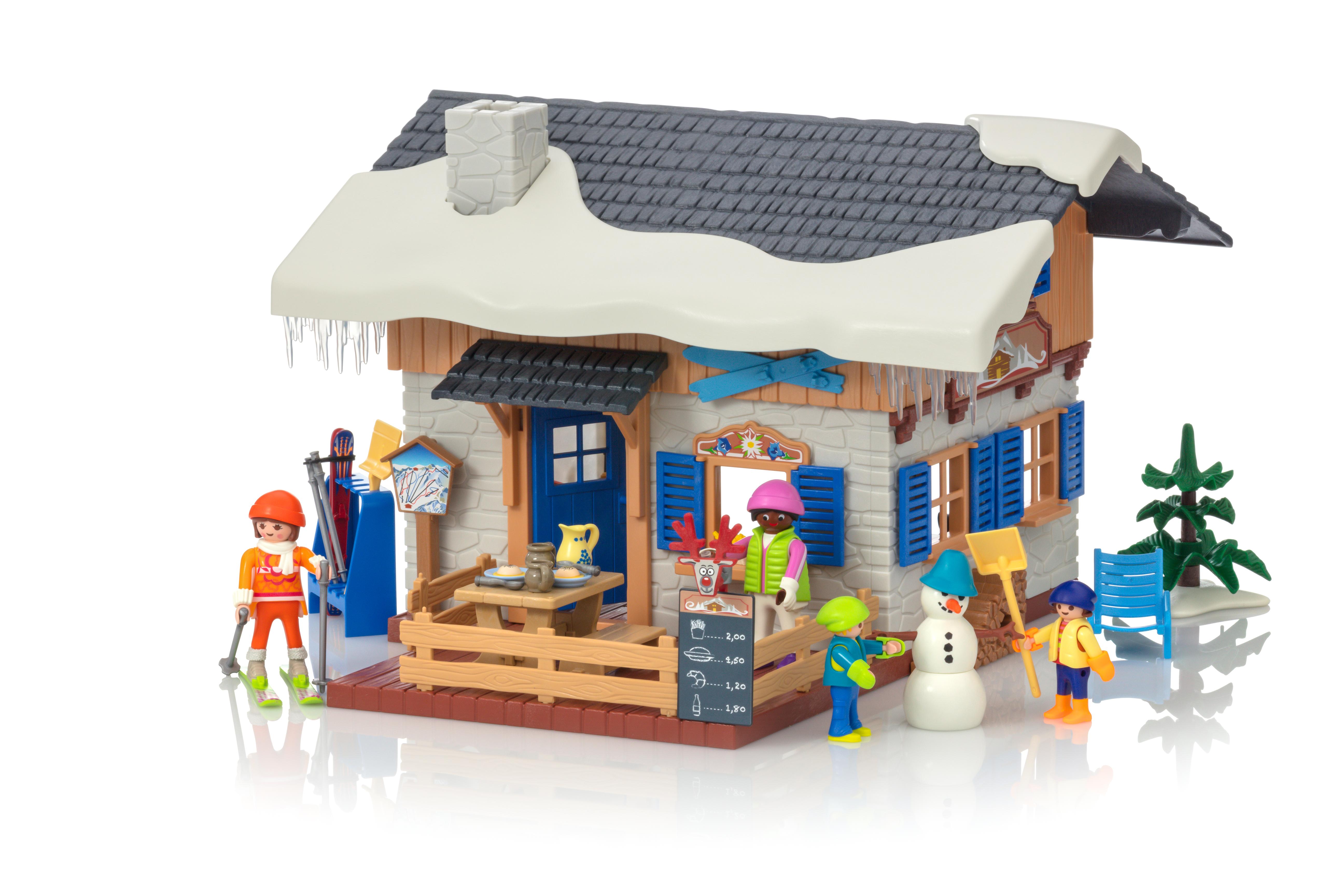 playmobil casa nieve