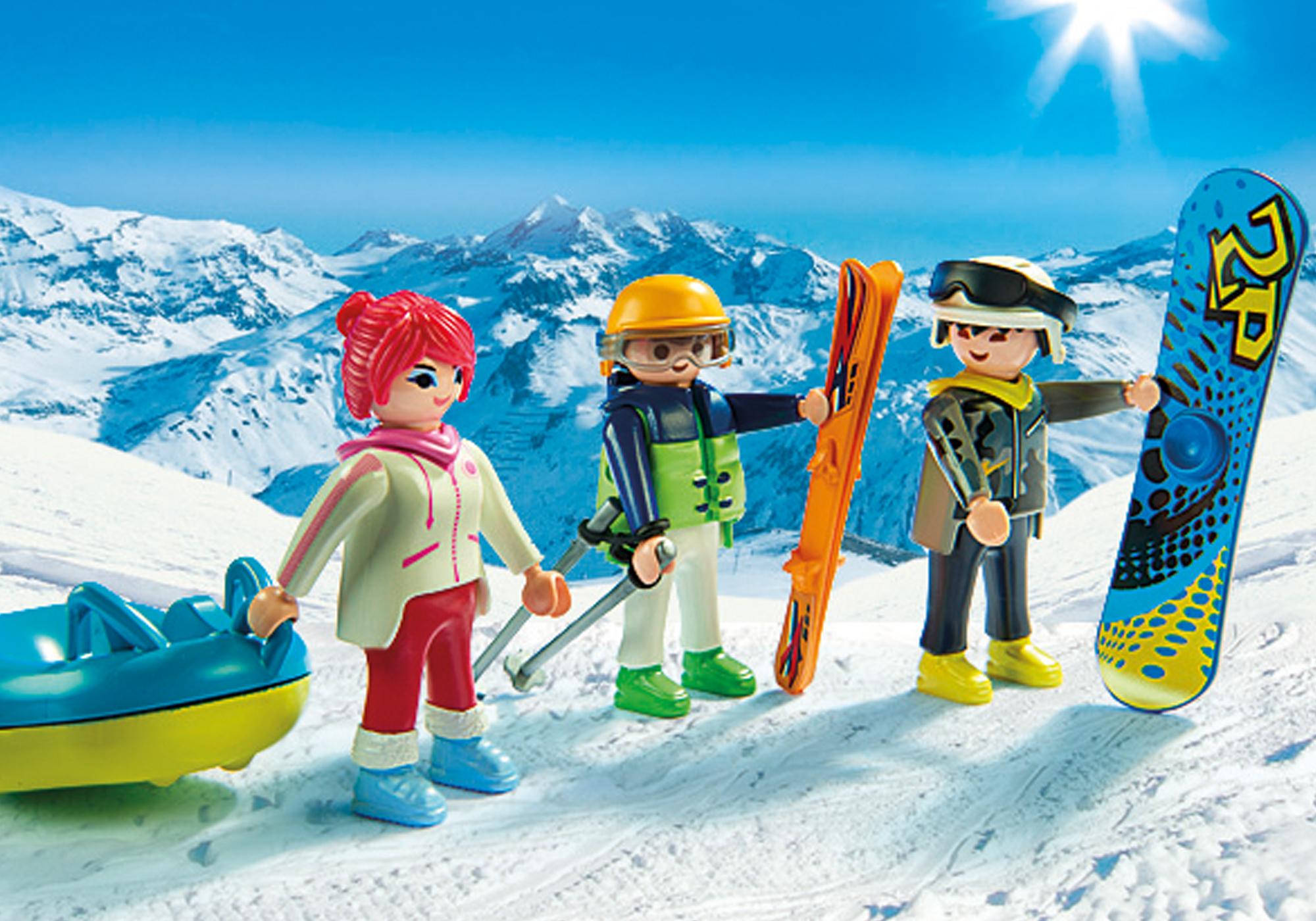 playmobil skiing