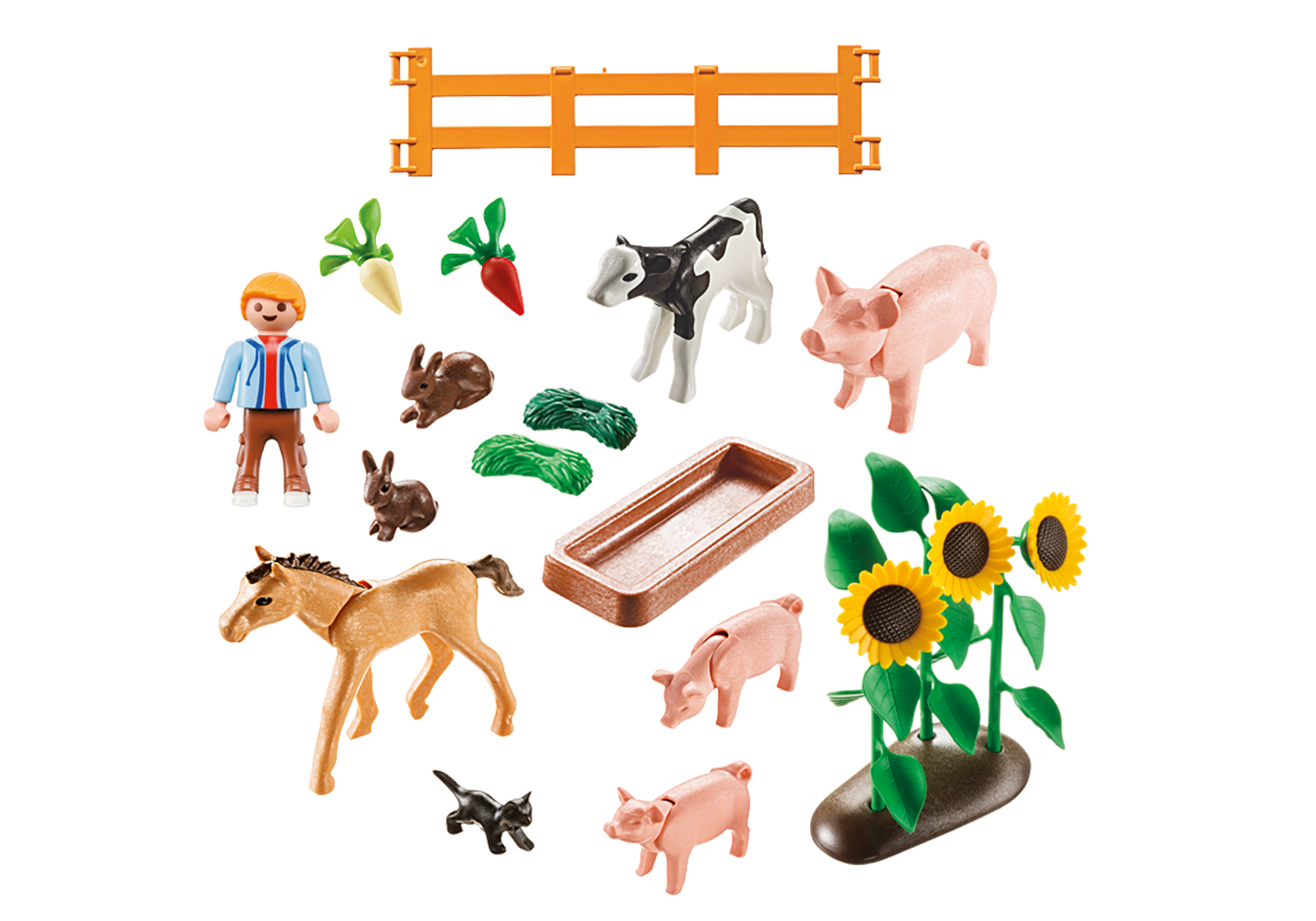 playmobil farm animals