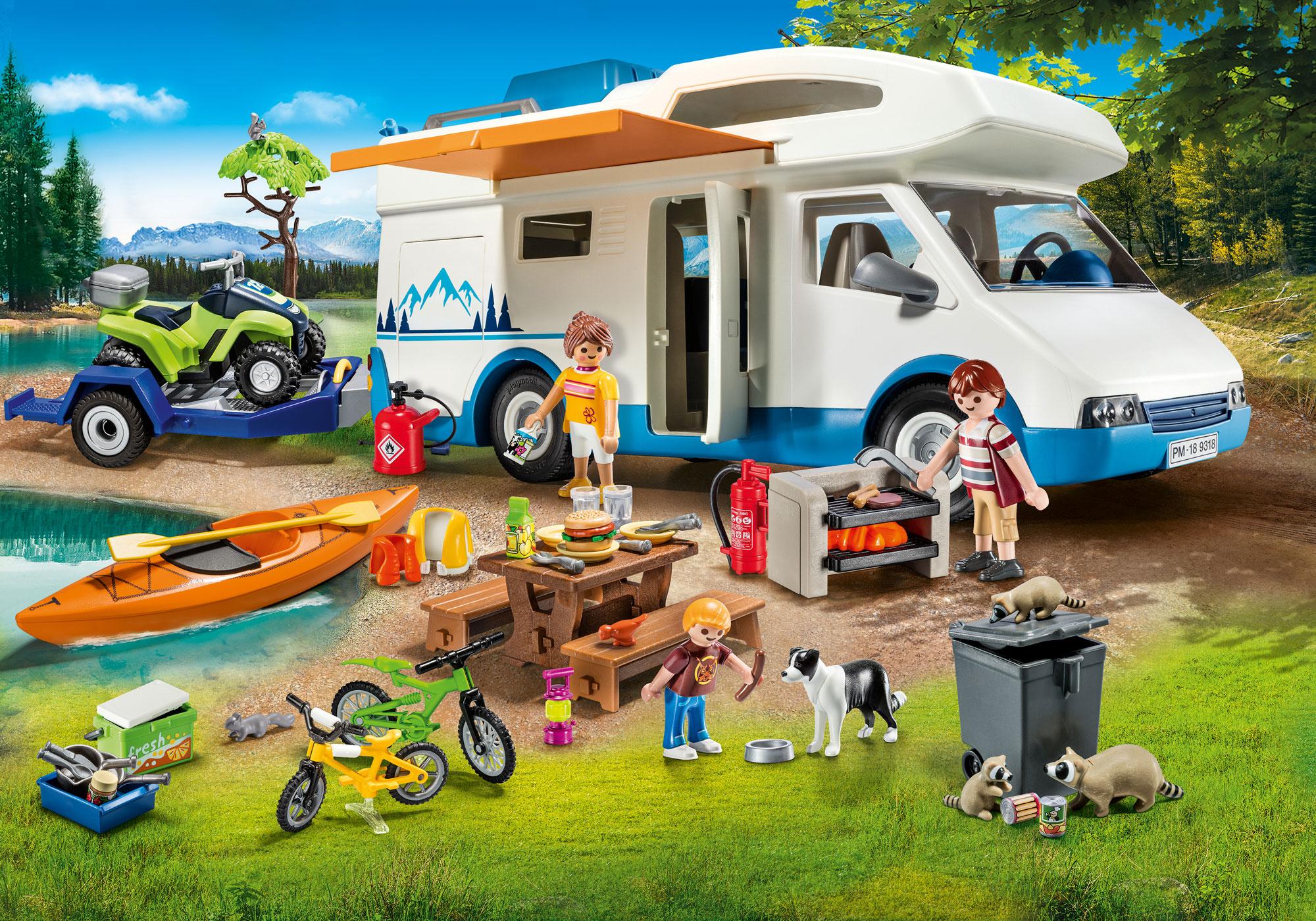 playmobil family camping