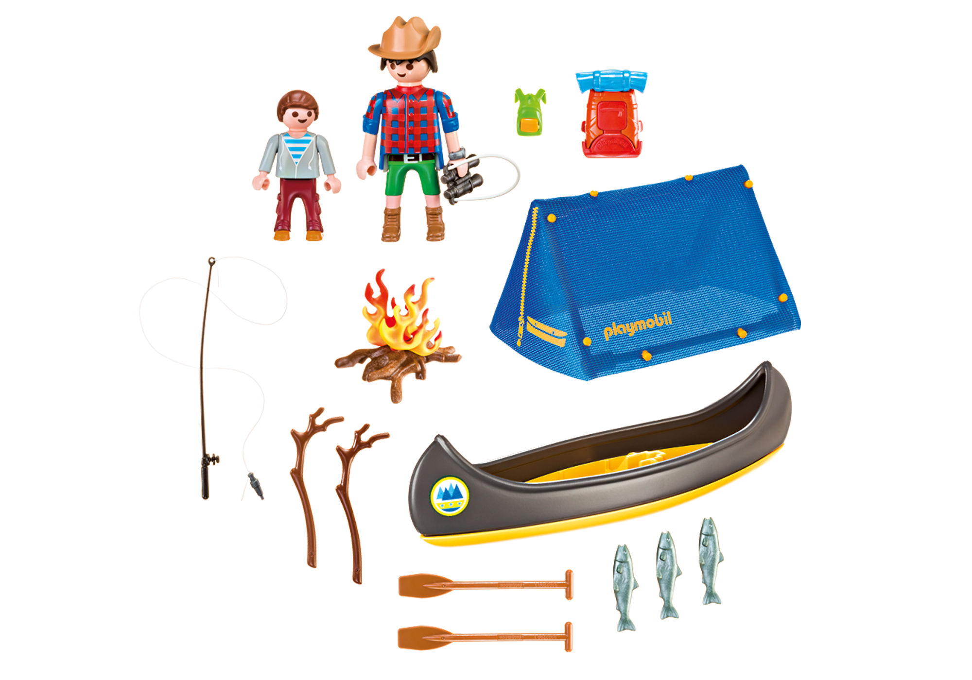 playmobil camping adventure set