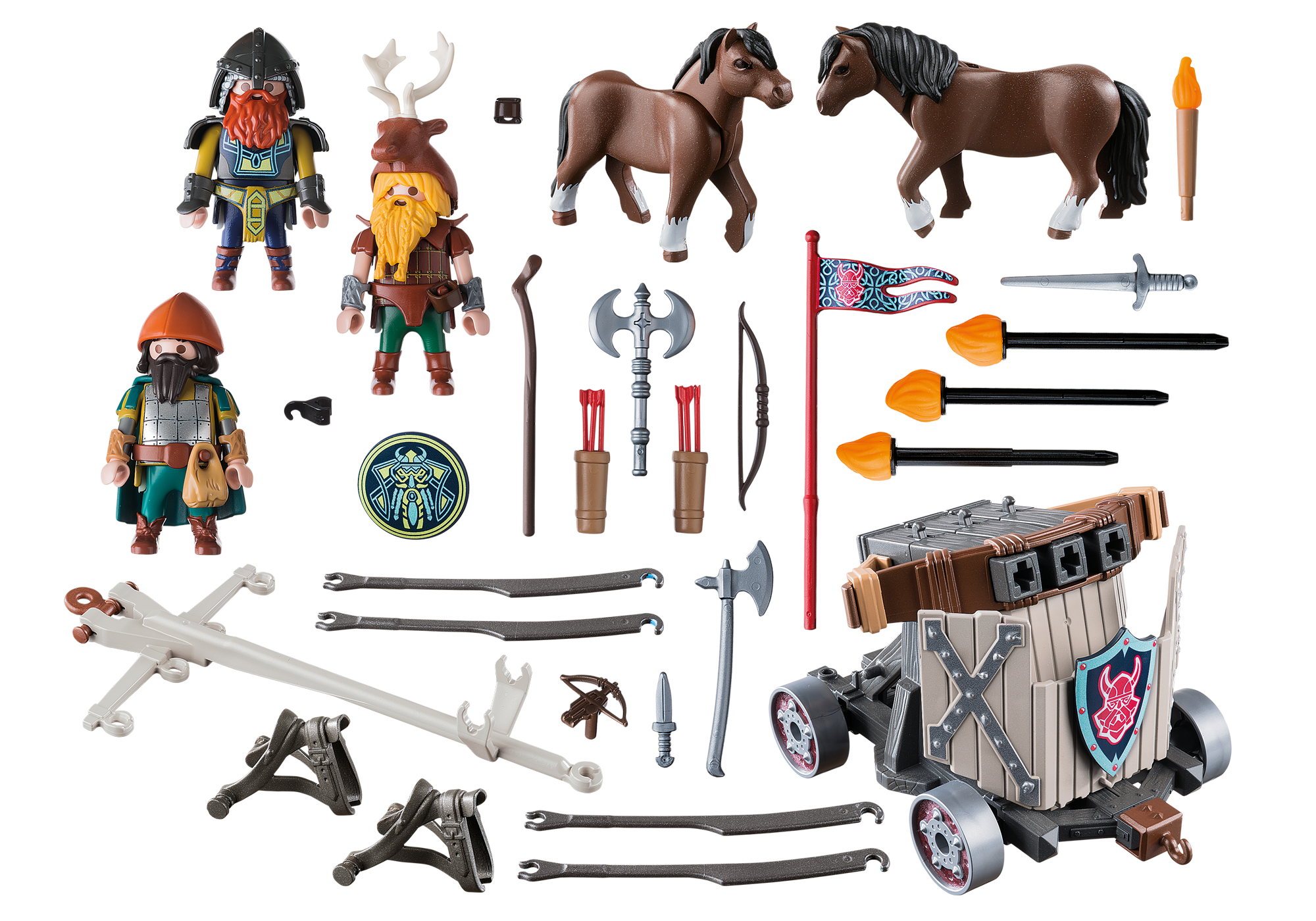 playmobil knights and horses