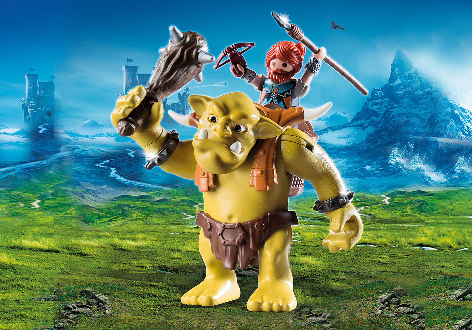 9343 Giant Troll with Dwarf Fighter zoom image1
