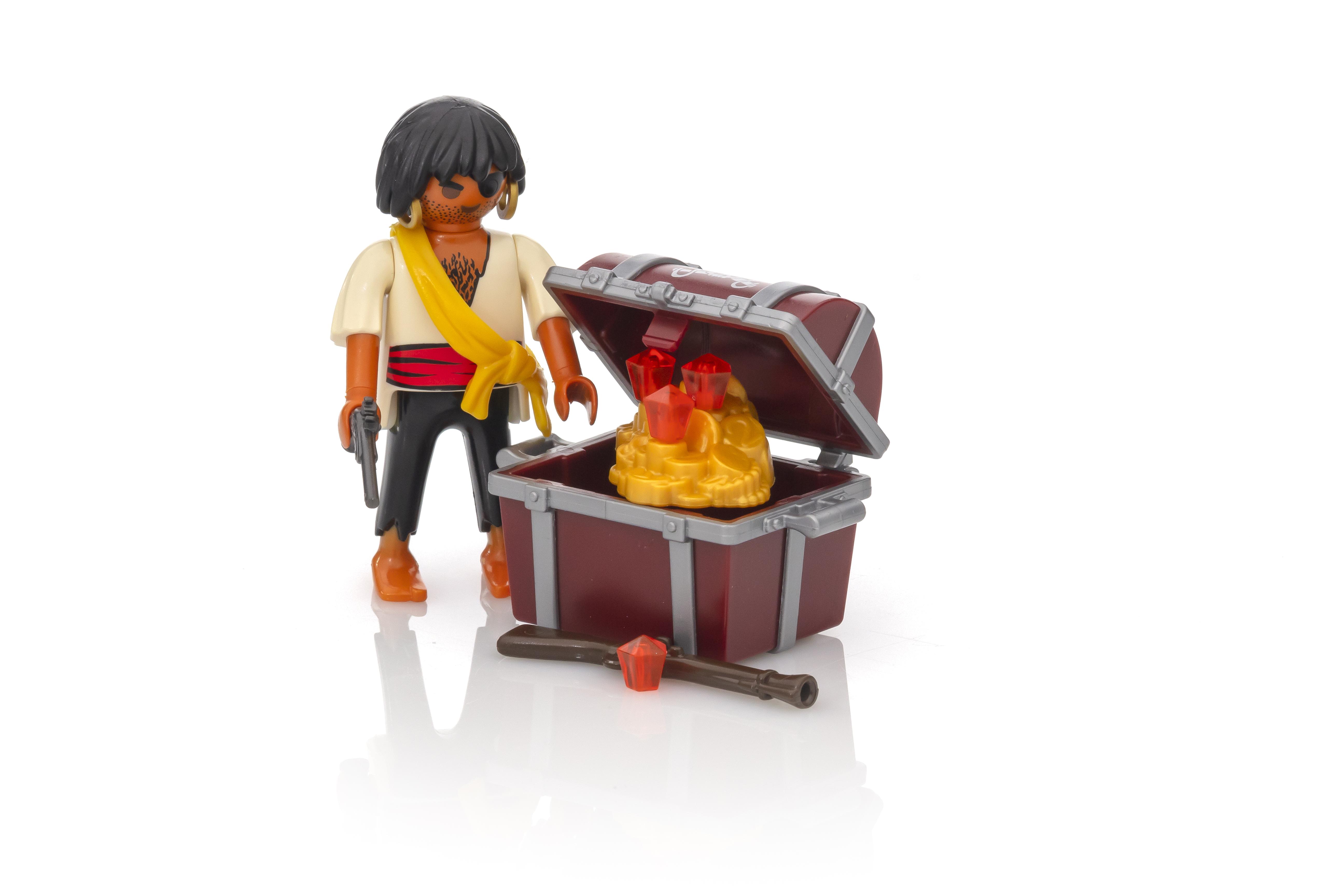 playmobil pirate chest playset