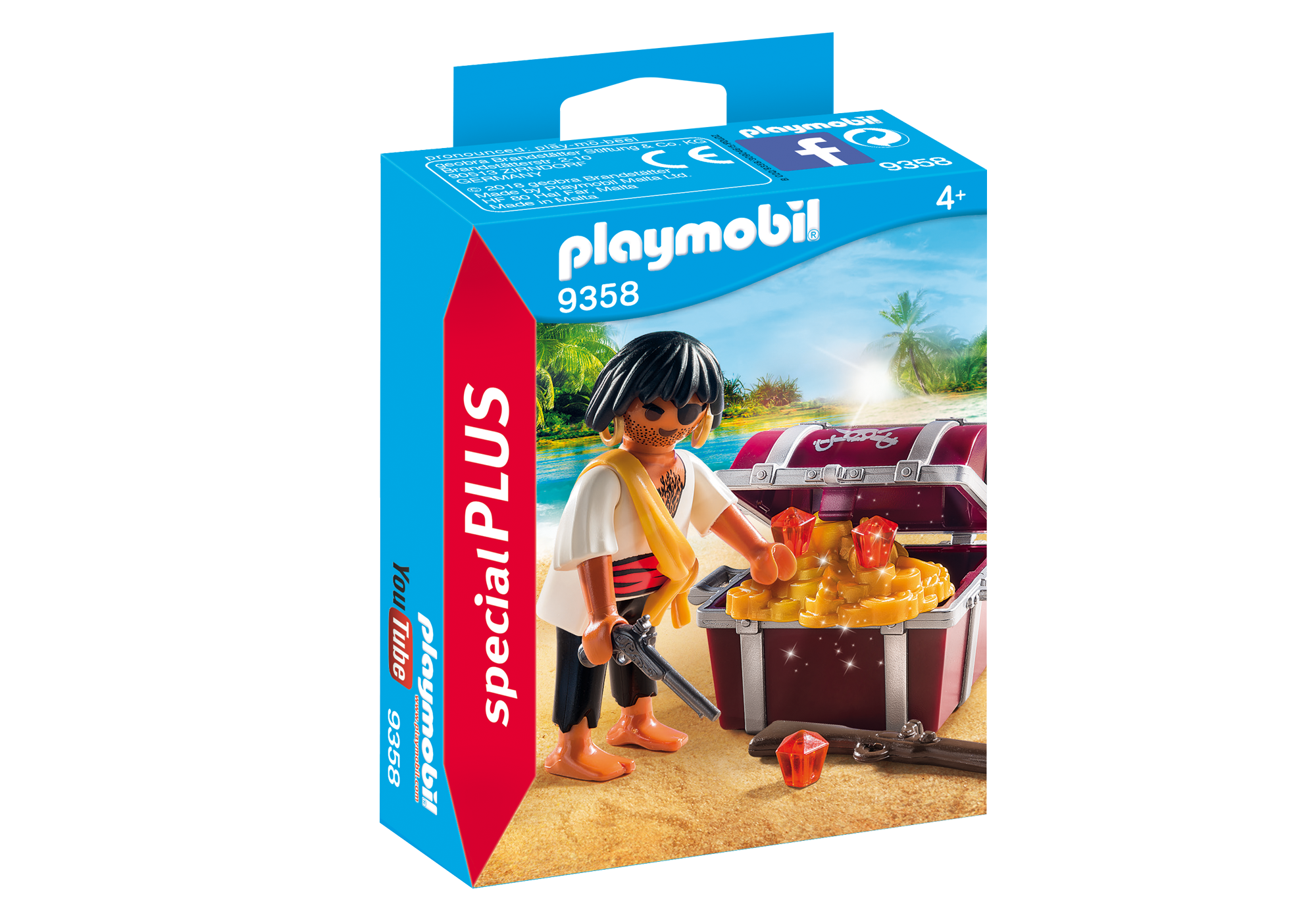 playmobil pirate chest playset
