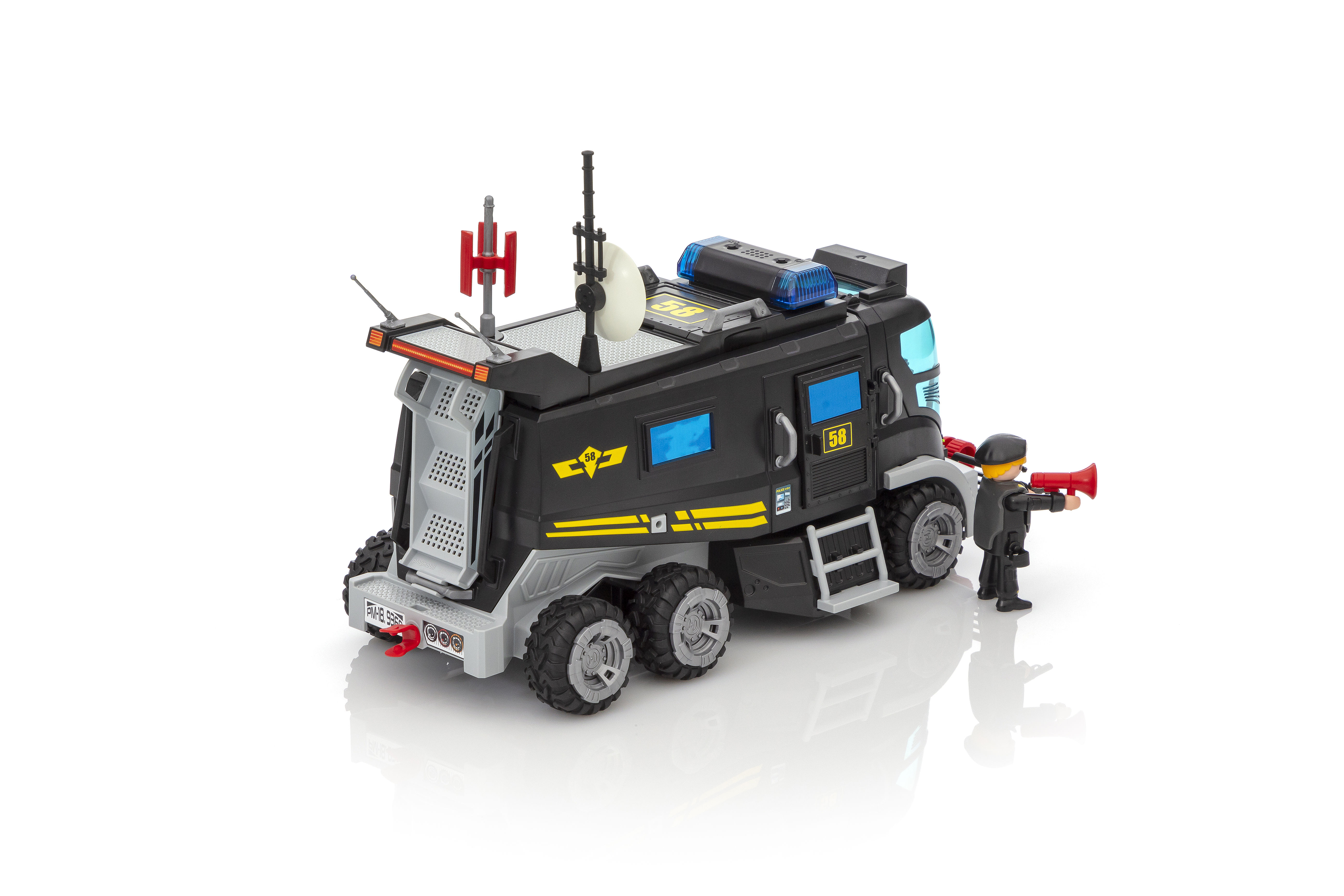 farvestof vil gøre nægte Tactical Unit Truck - 9360 | PLAYMOBIL®