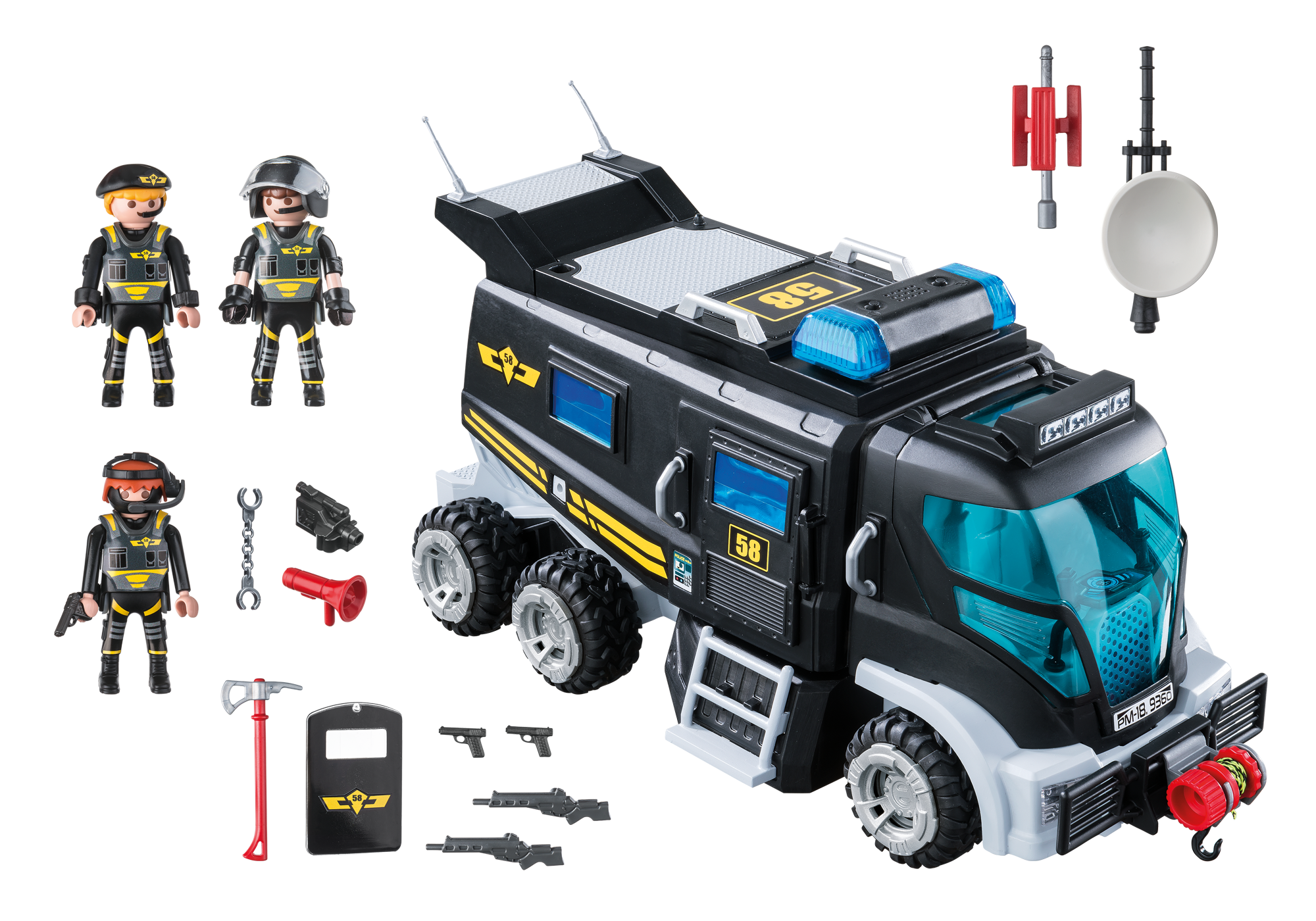 camion police playmobil 9360