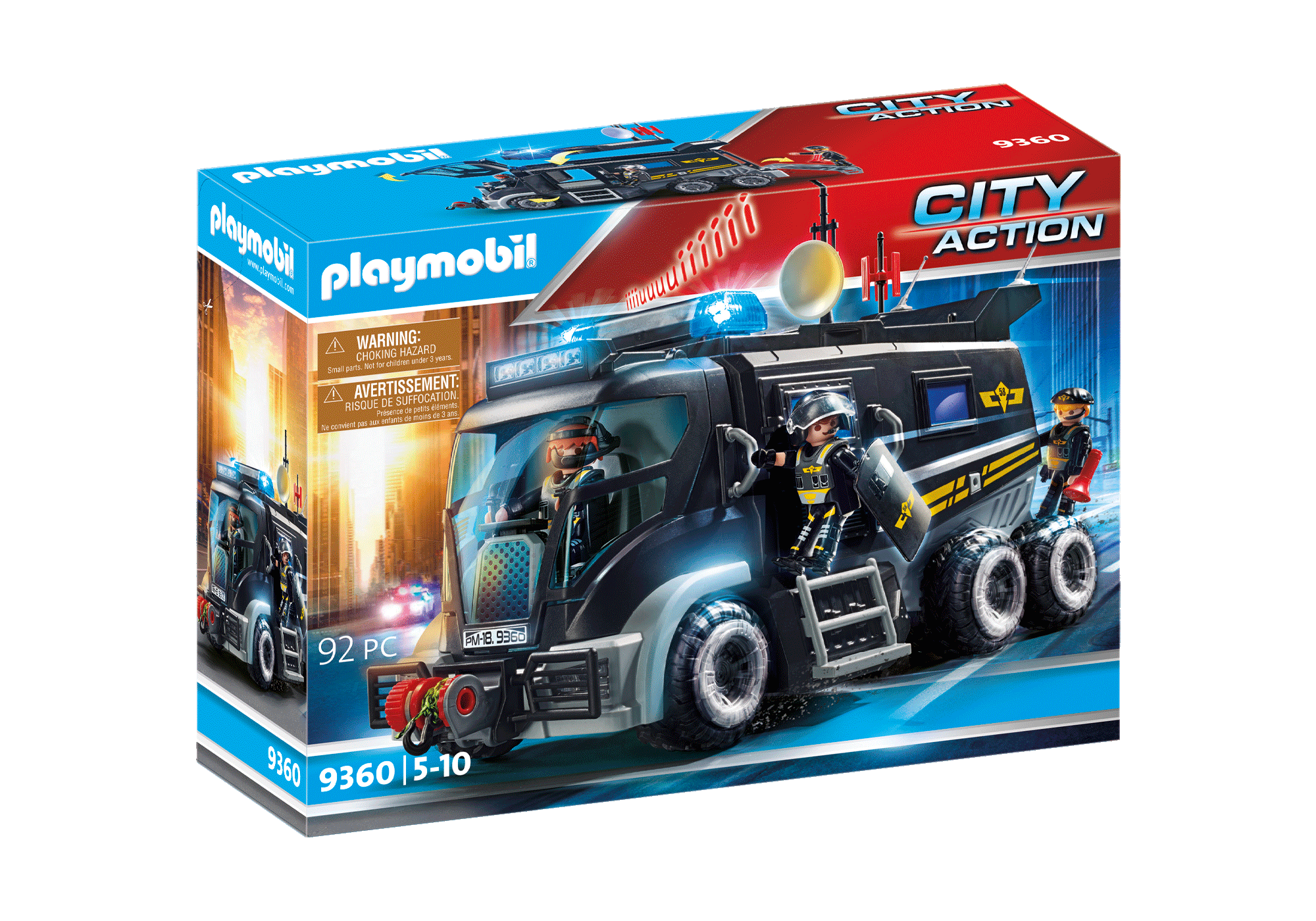 playmobil truck with trailer