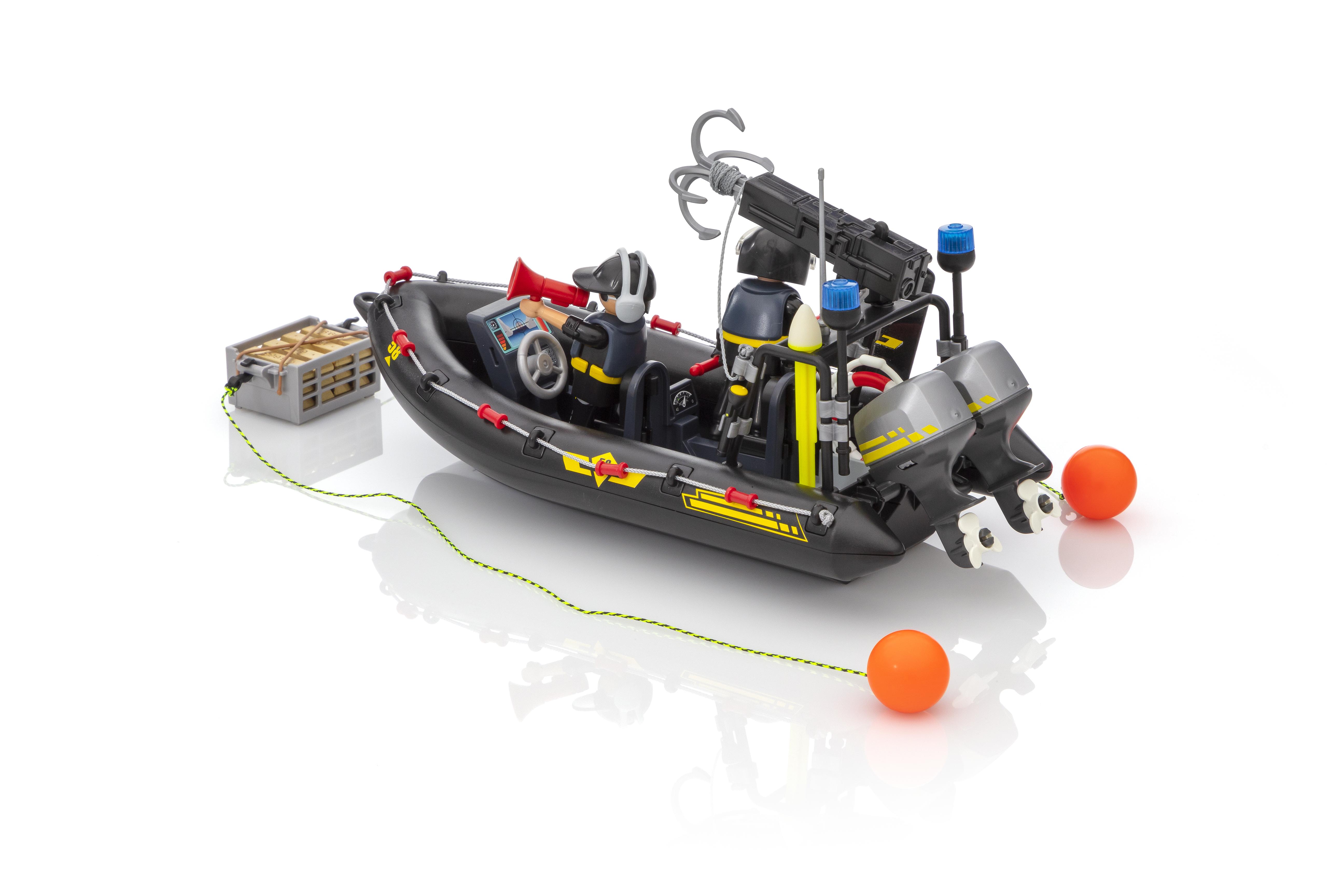 playmobil tactical unit boat