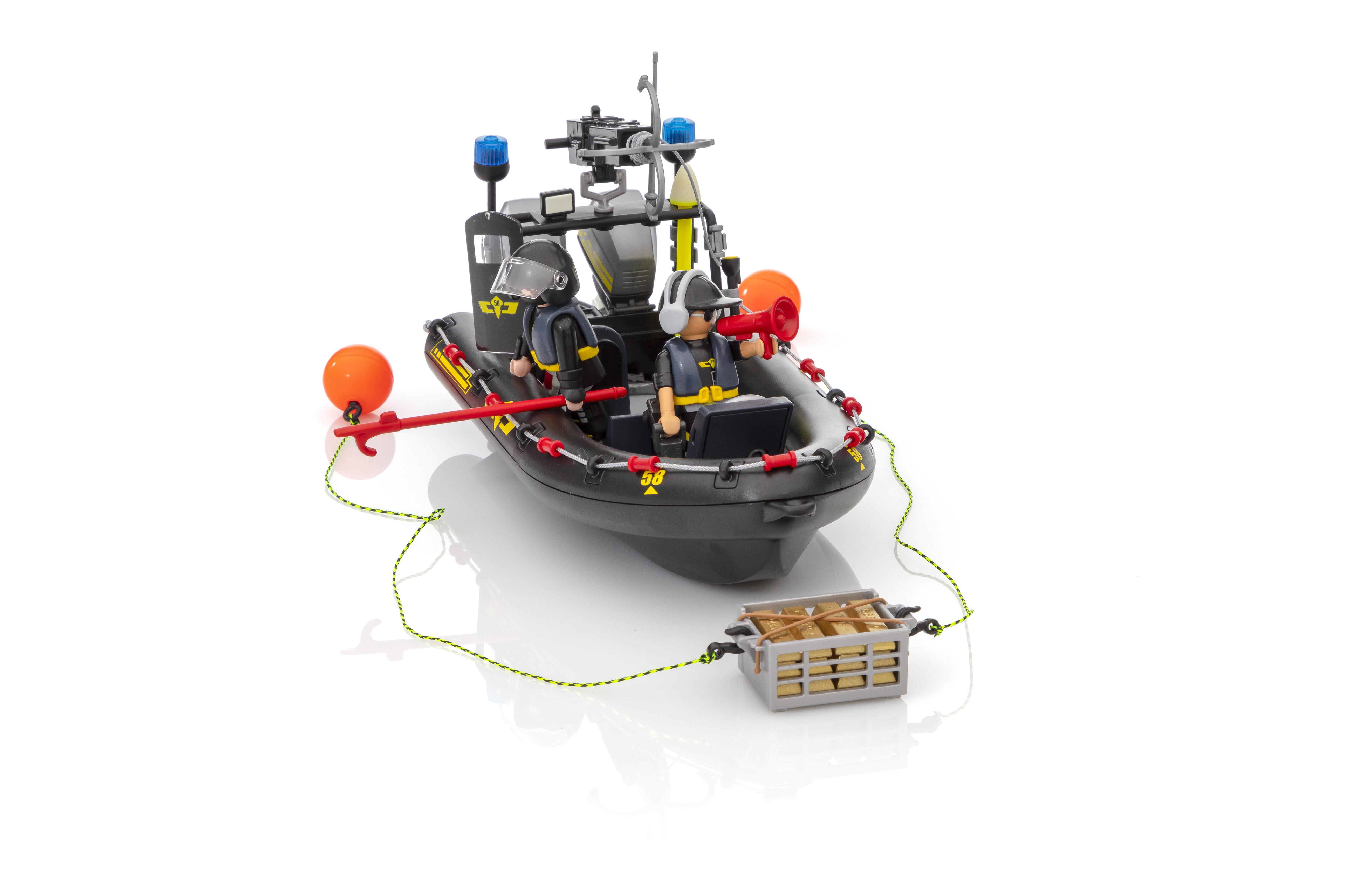 playmobil tactical unit boat