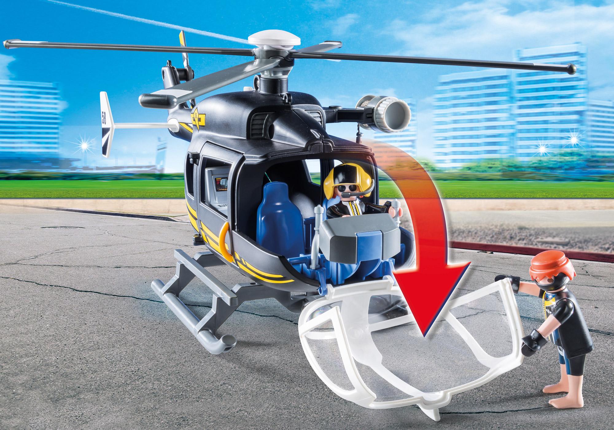 playmobil city life helicopter