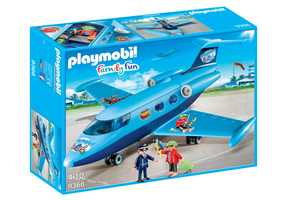 Playmobil 6081 Ersatz Ferienflieger Jet Flugzeug Flughafen #PM 