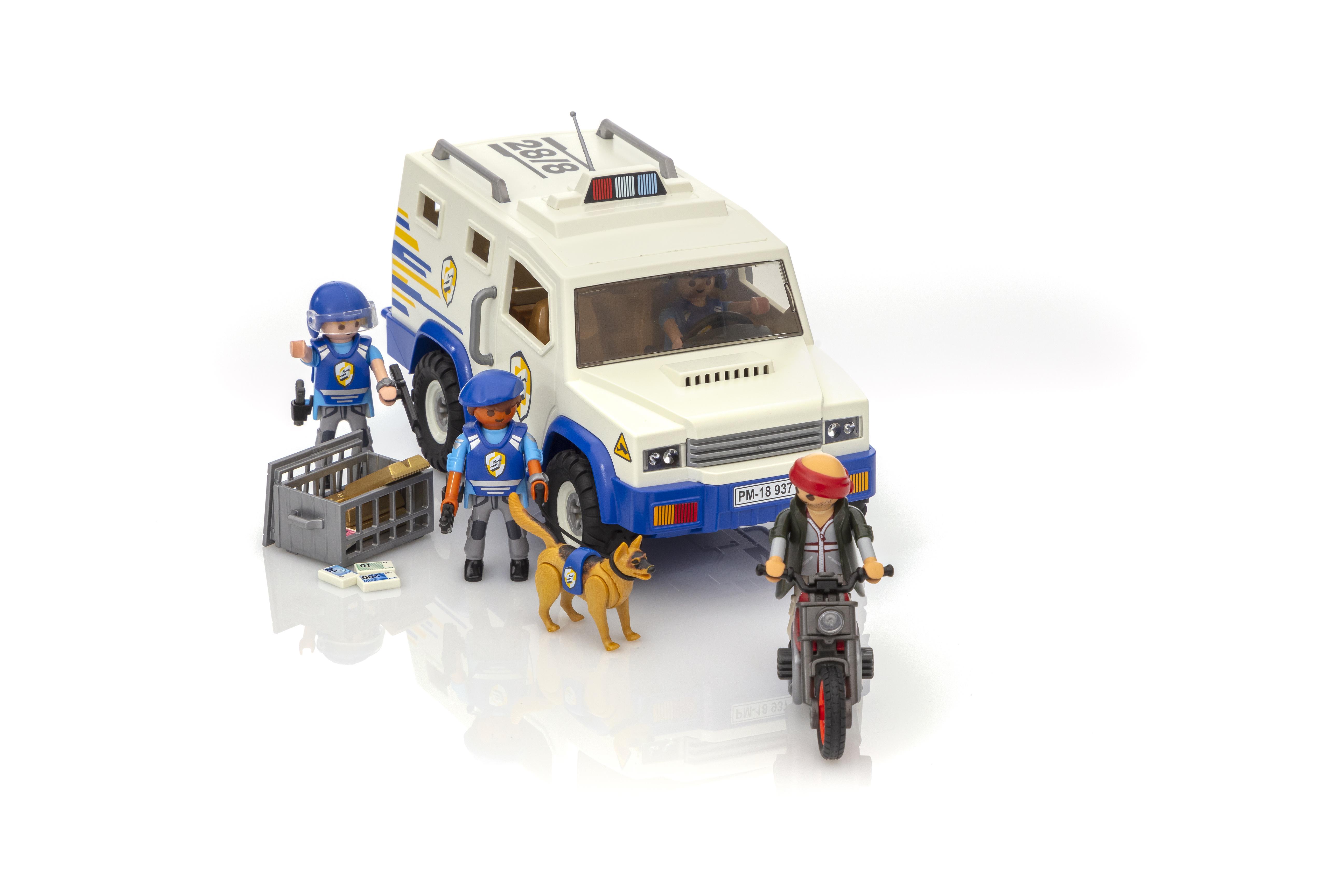 playmobil coche blindado