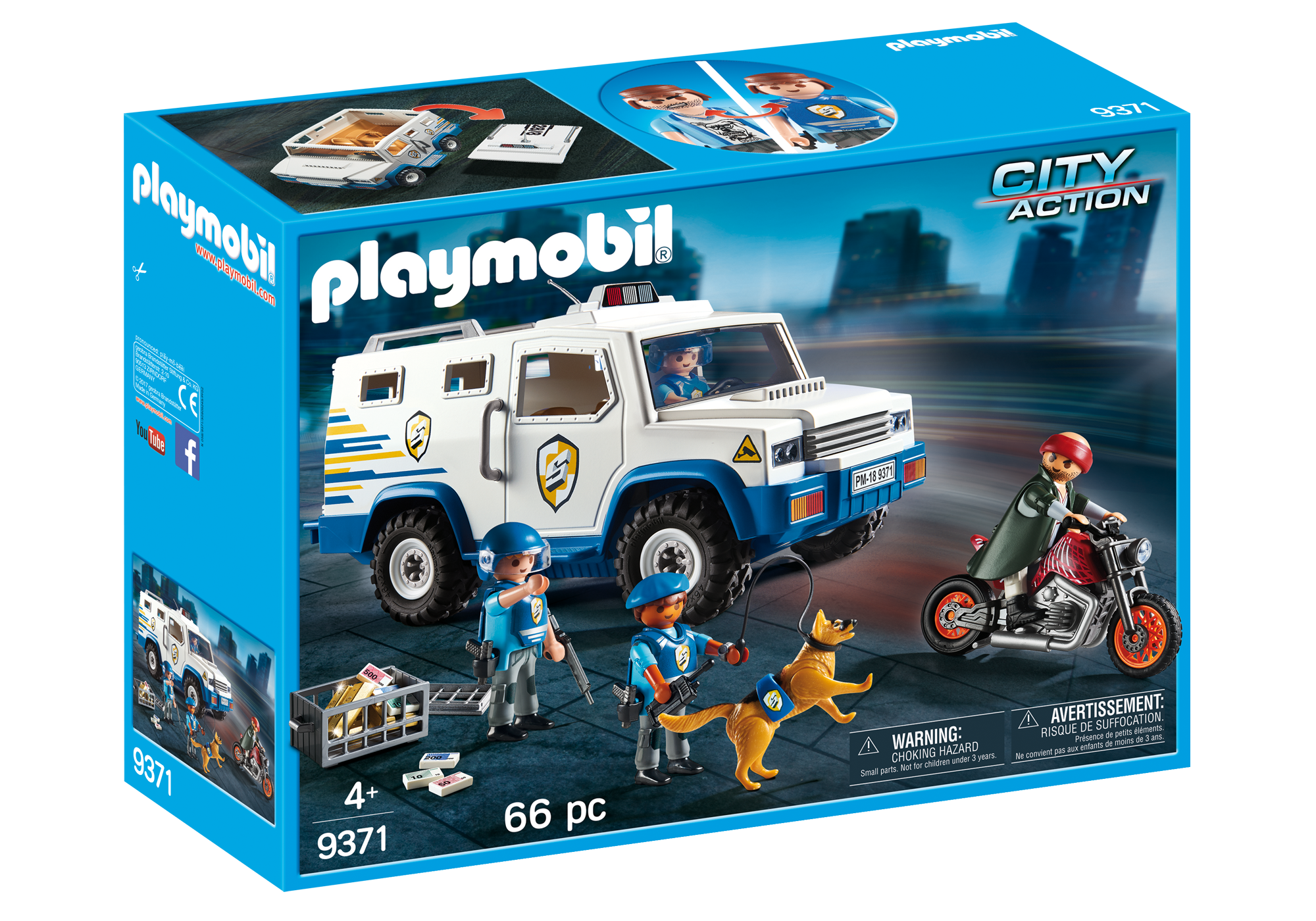 playmobil camion blindado