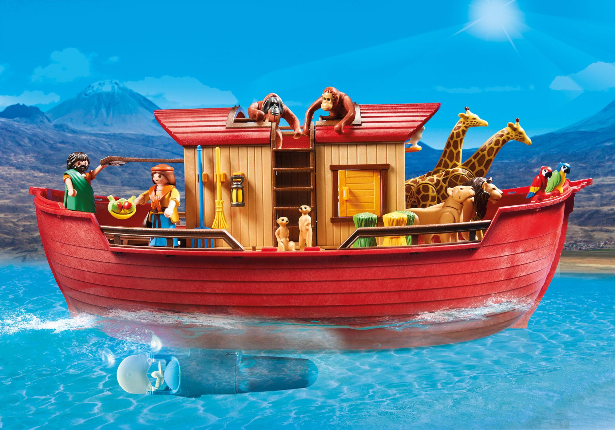 bateau playmobil avec animaux