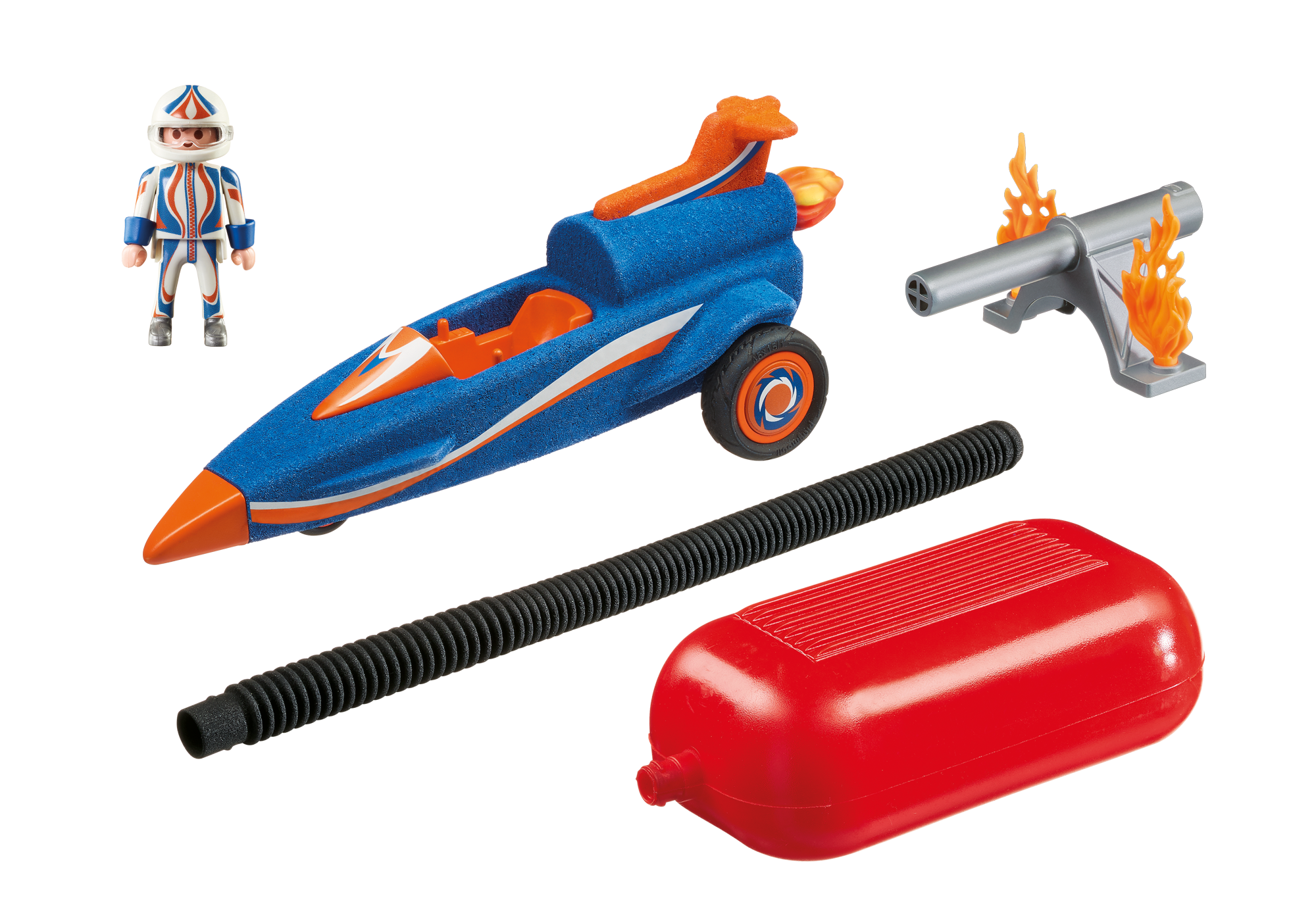 playmobil rocket with launch booster