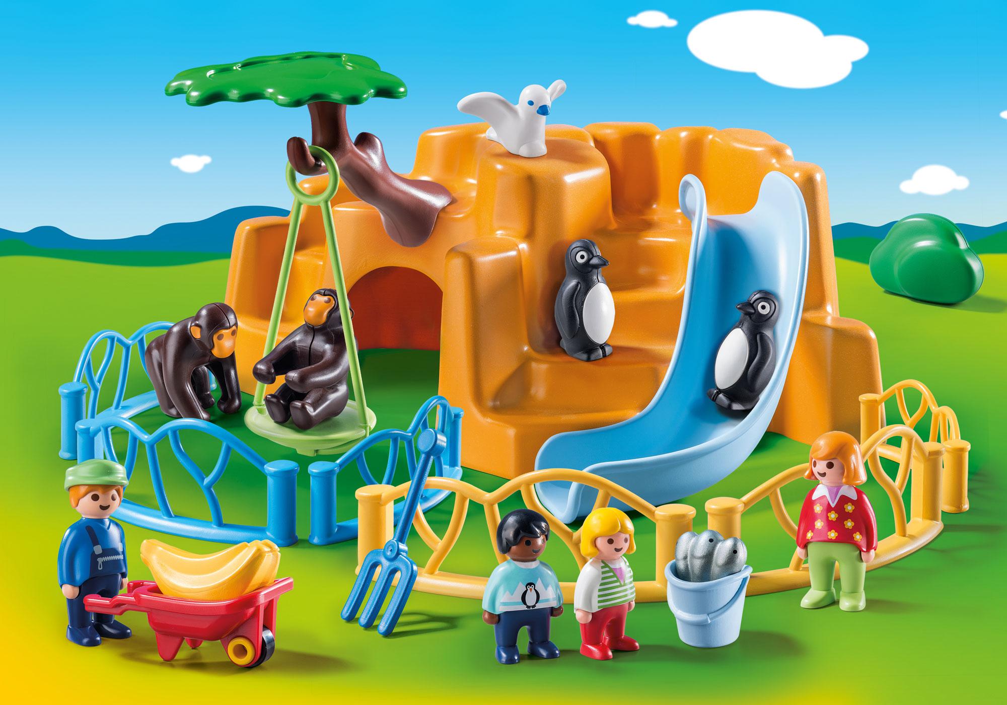 playmobil 1 2 3 parc animalier