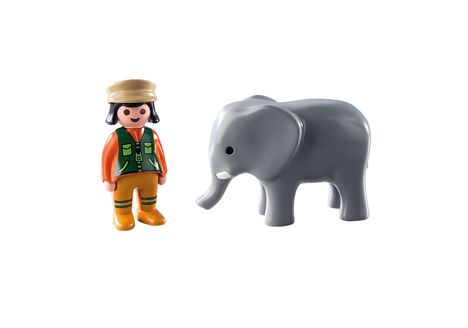 9381 Zookeeper with Elephant detail image 4