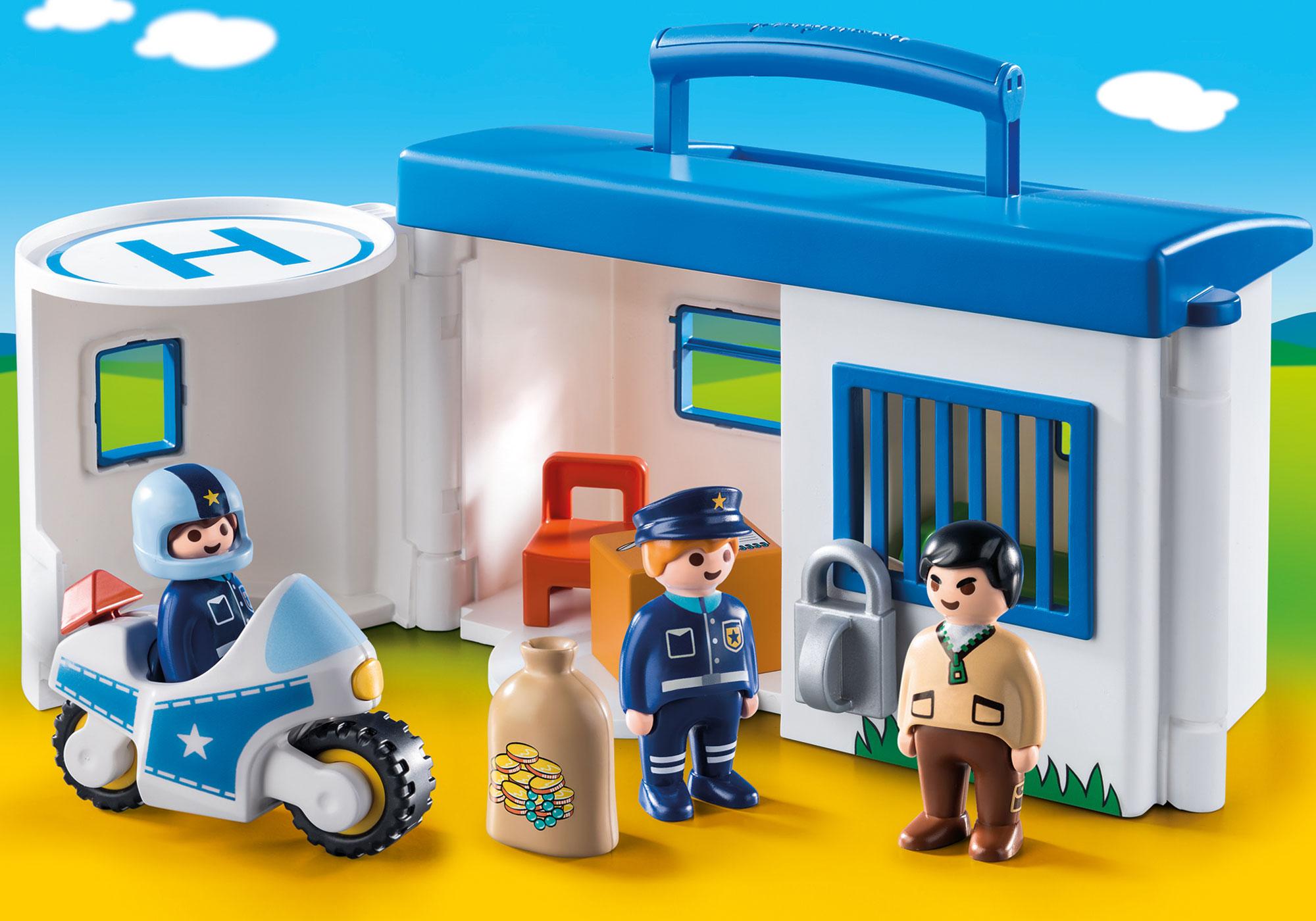 garage police playmobil