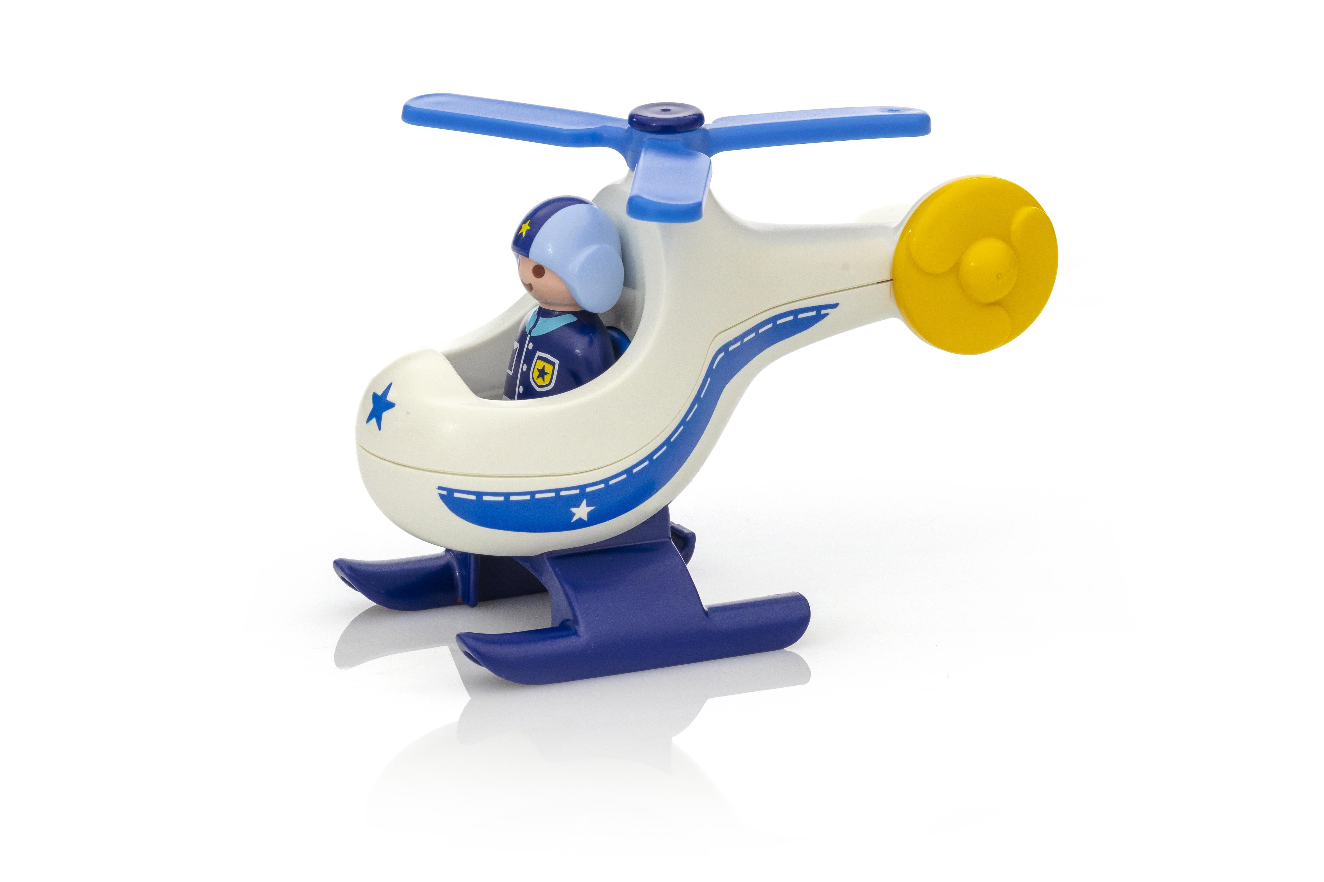 playmobil 123 helicoptere pompier