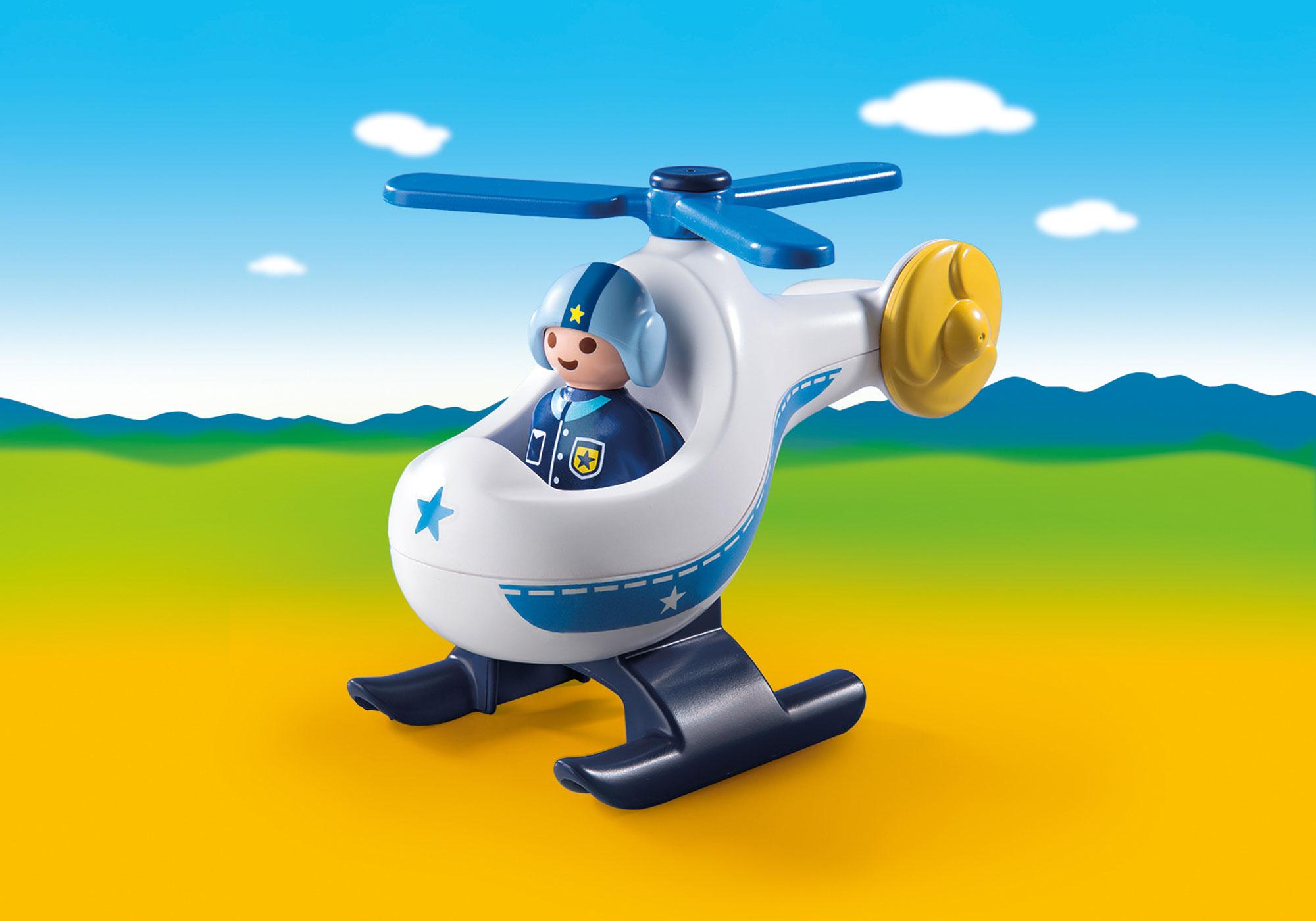 playmobil police helicopter