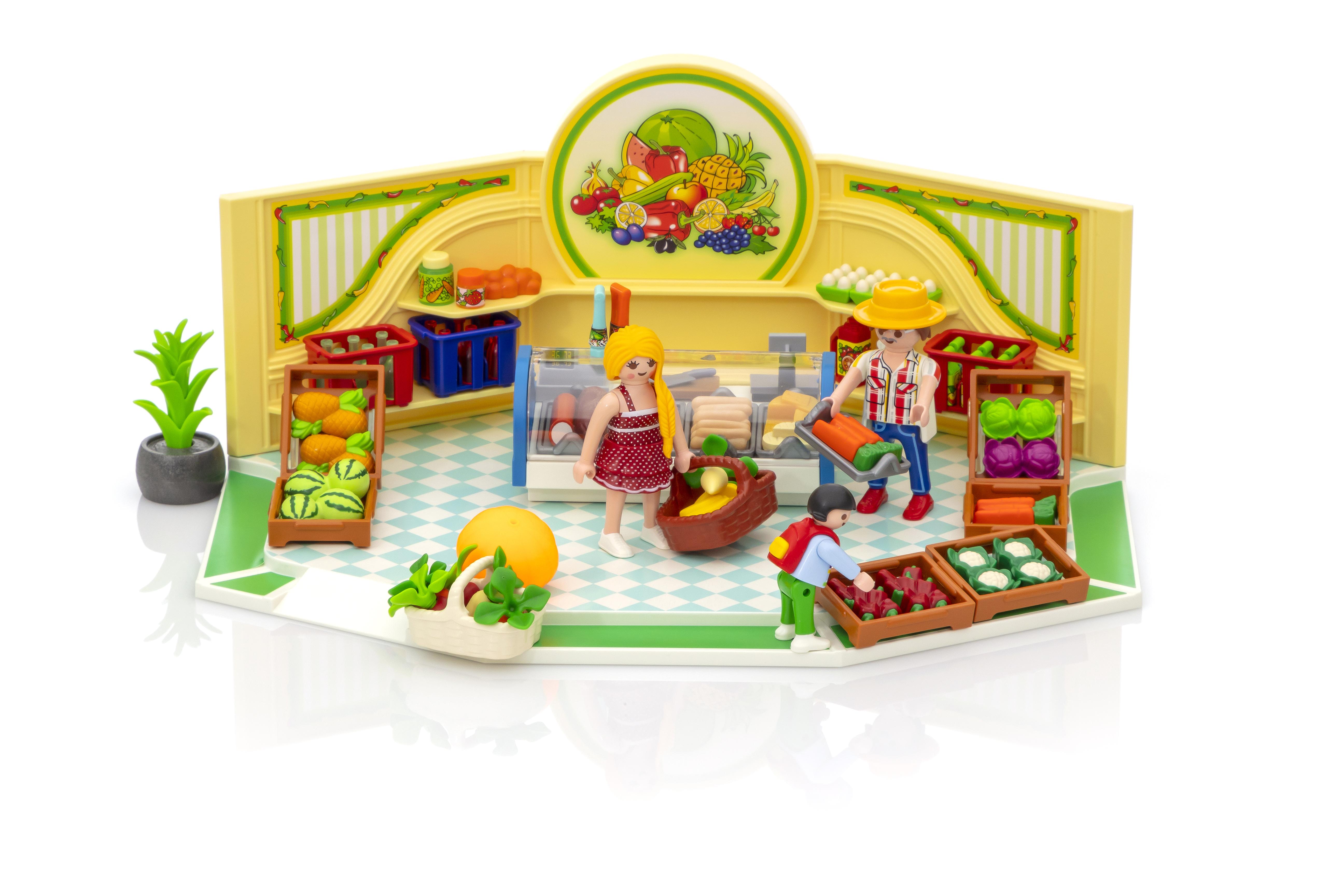 playmobil grocery shop