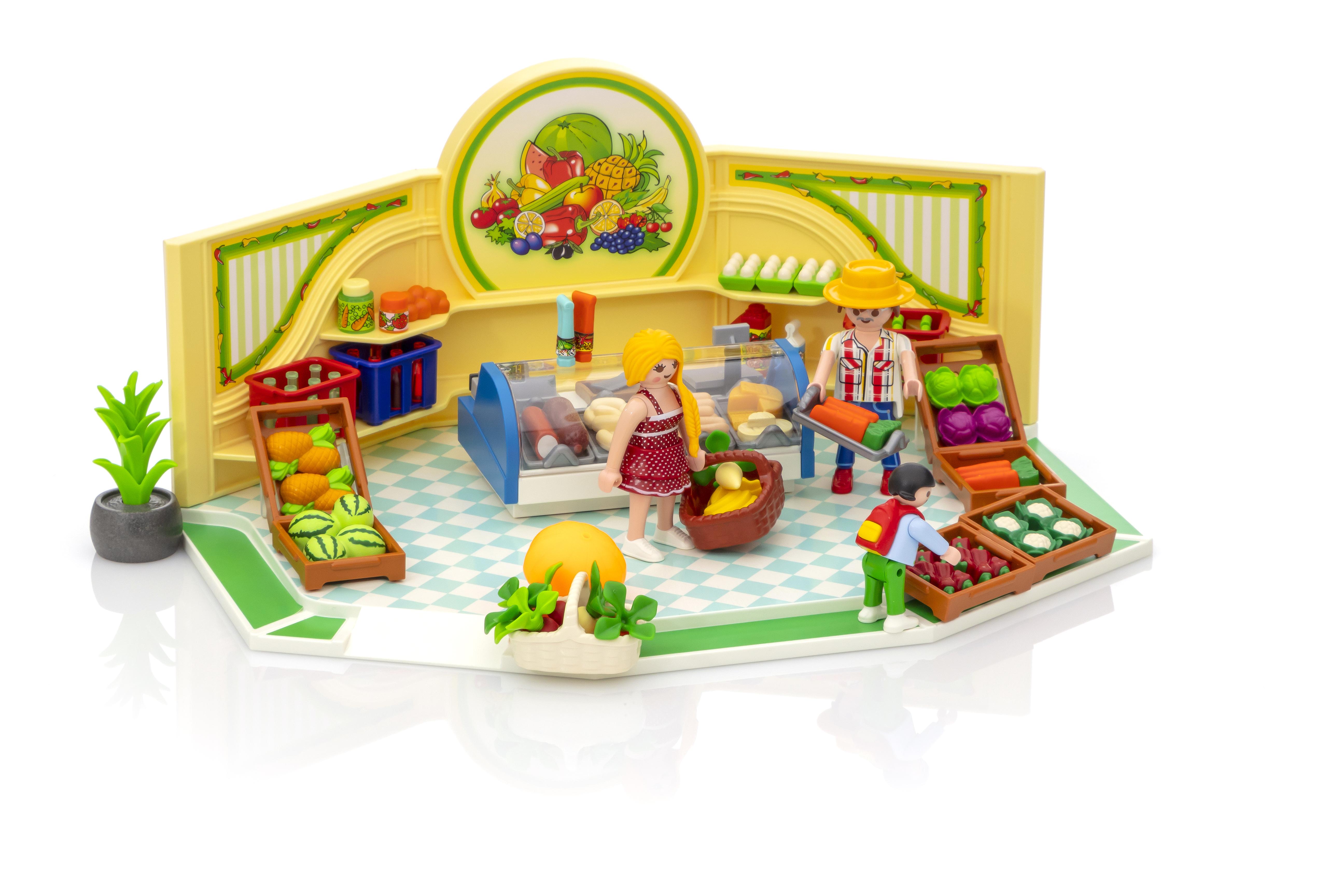 playmobil grocery shop