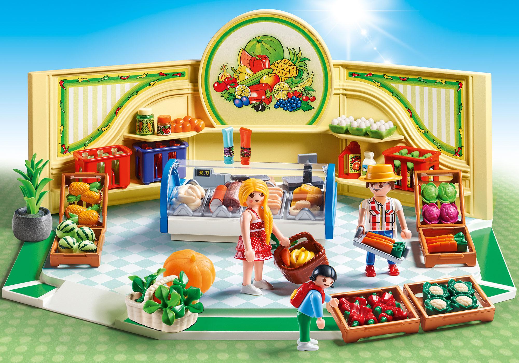 playmobil grocery store