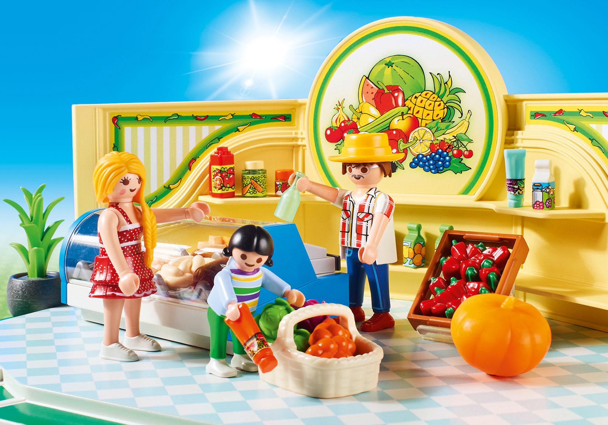 playmobil grocery store