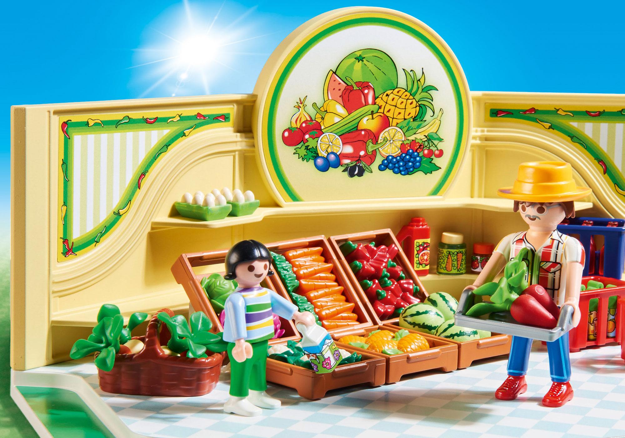 playmobil grocery store