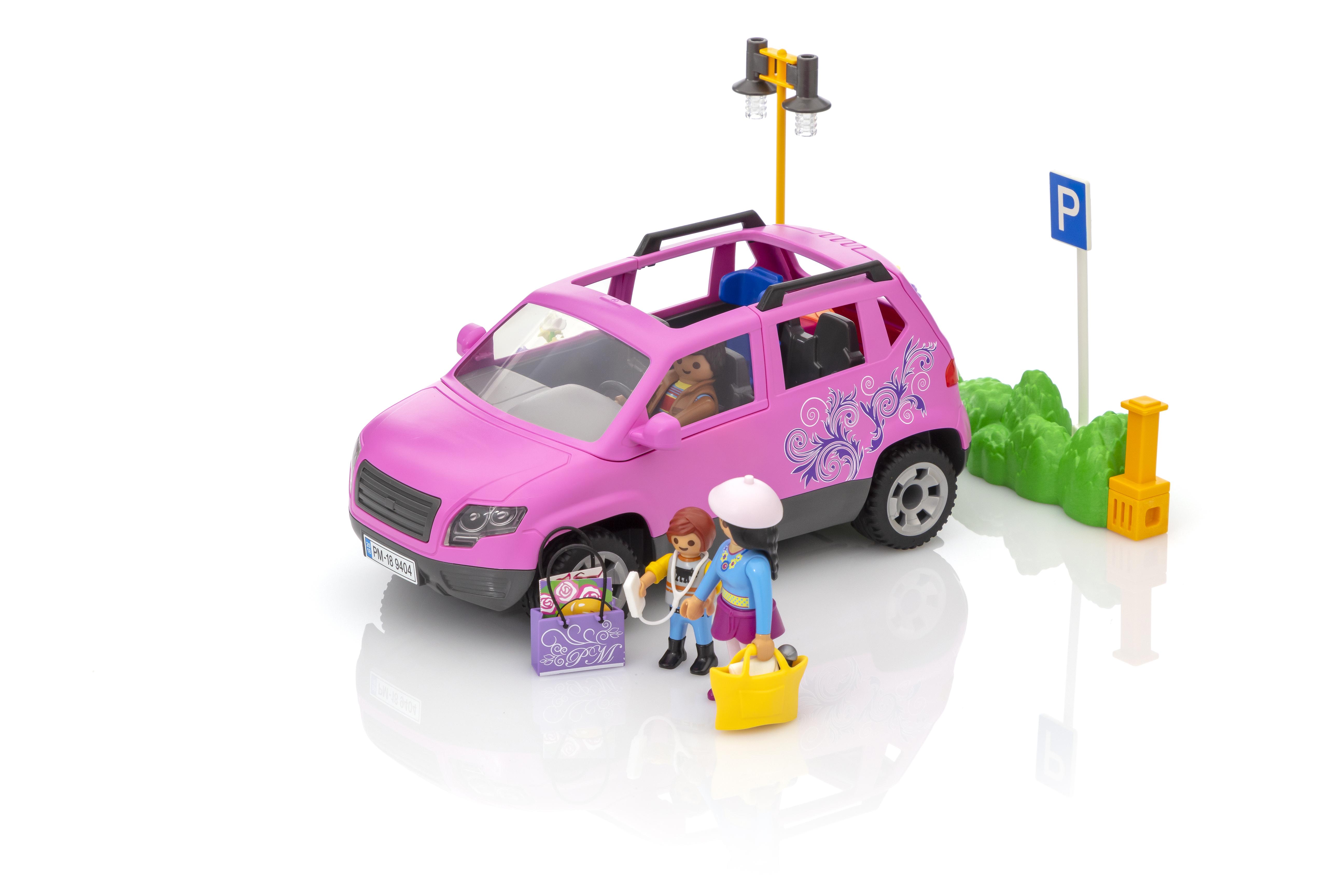 playmobil pink car