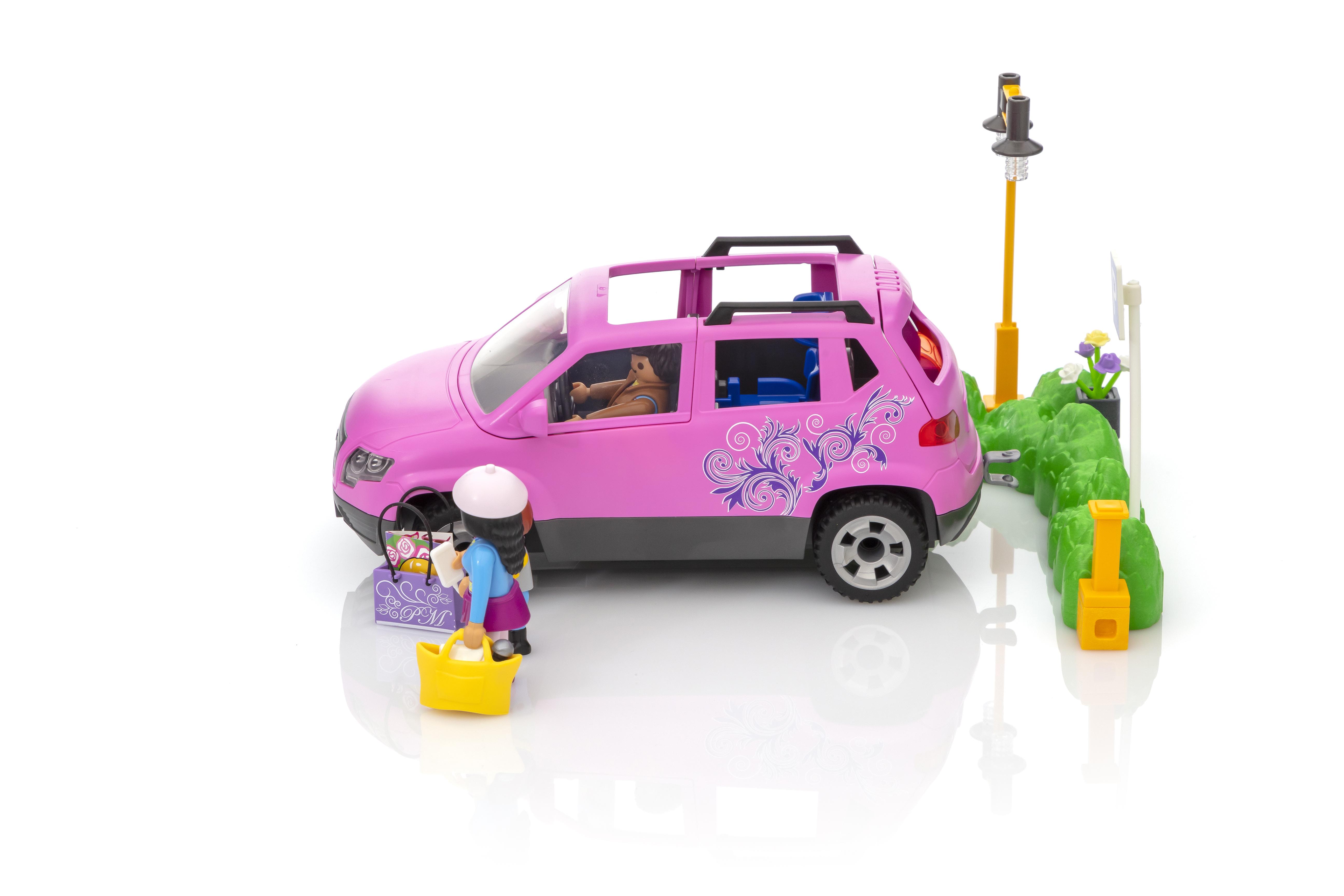 playmobil pink car