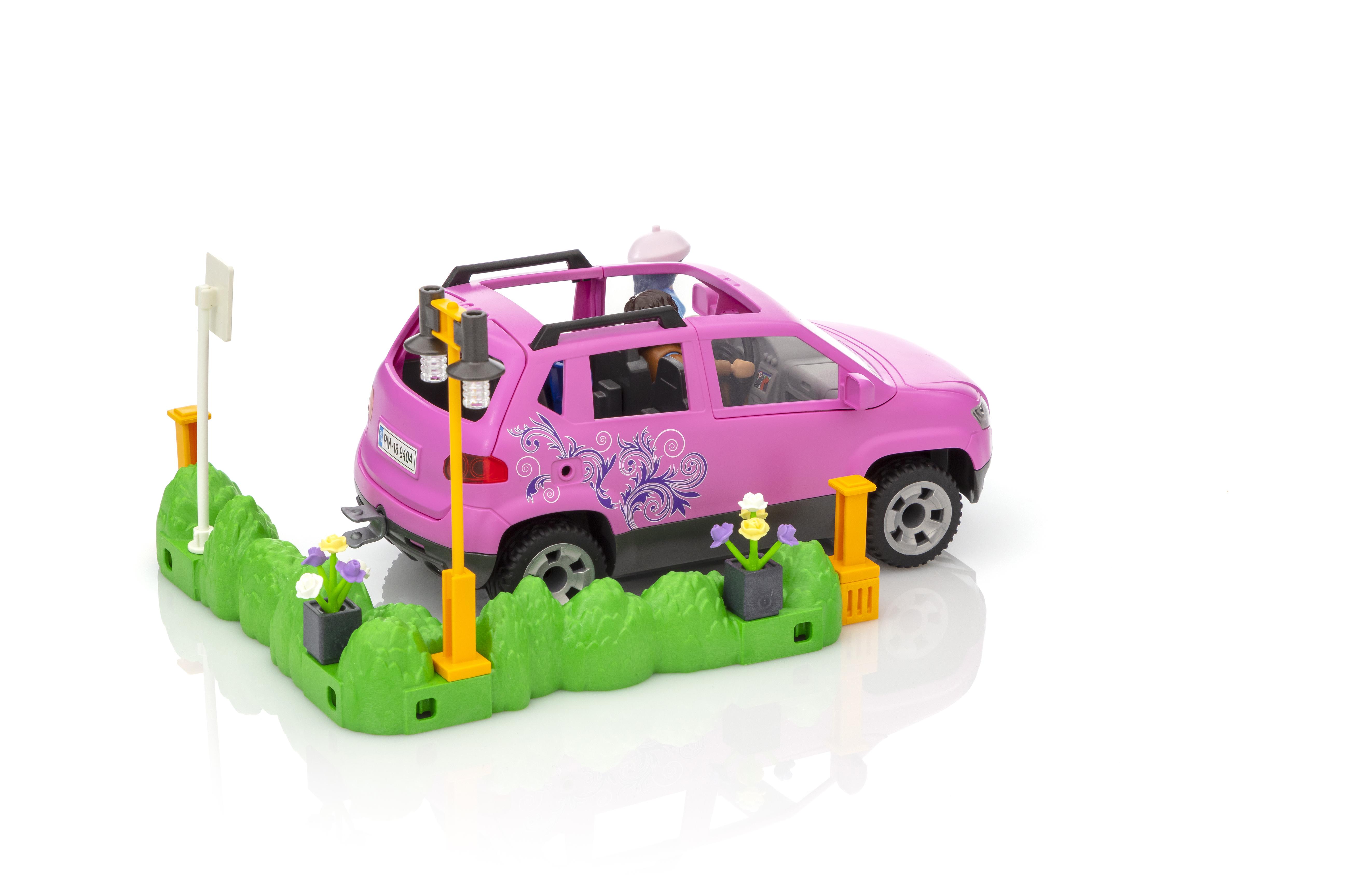 playmobil pink car