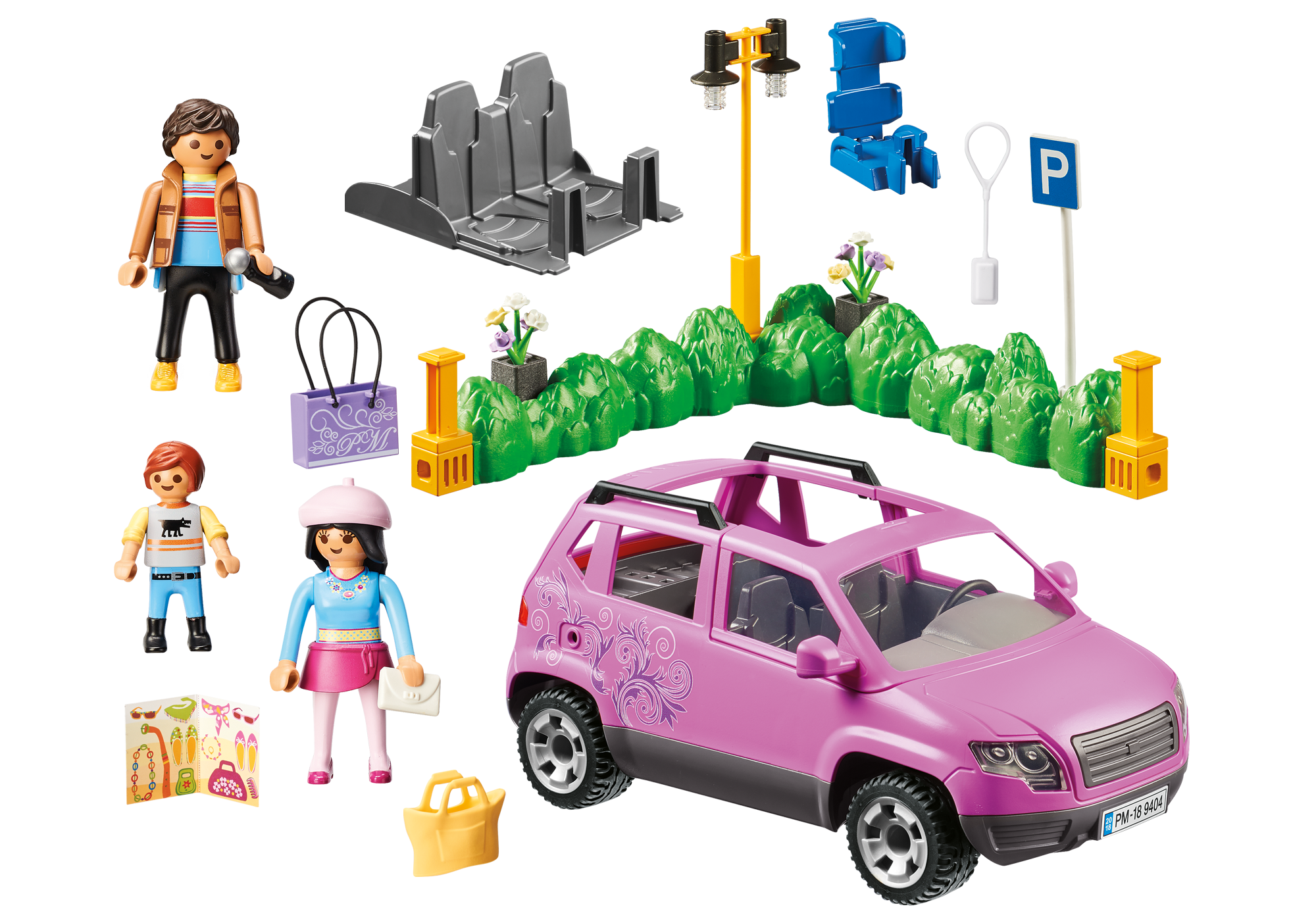 playmobil voiture fille