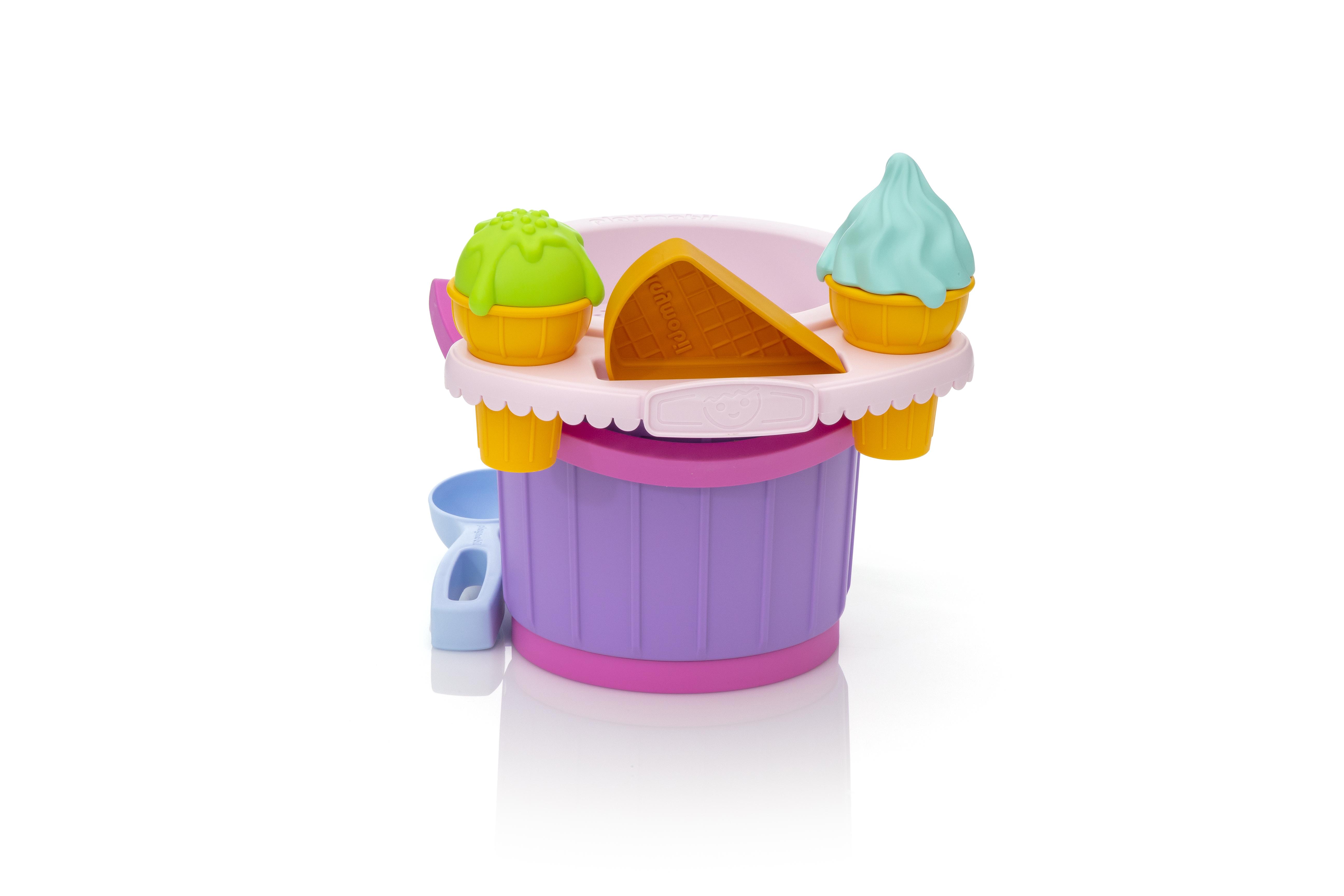 playmobil ice cream shop sand bucket