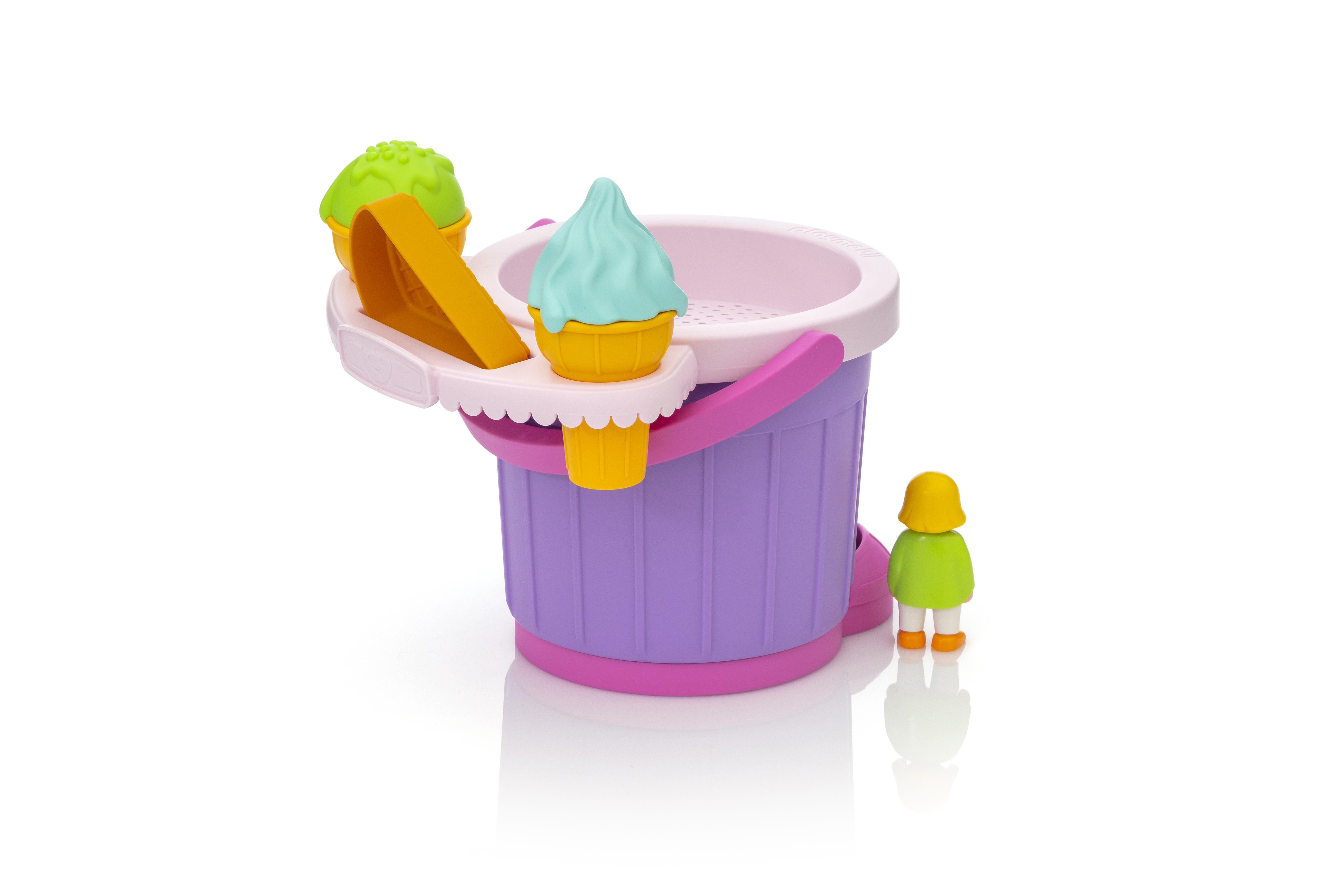 playmobil ice cream shop sand bucket