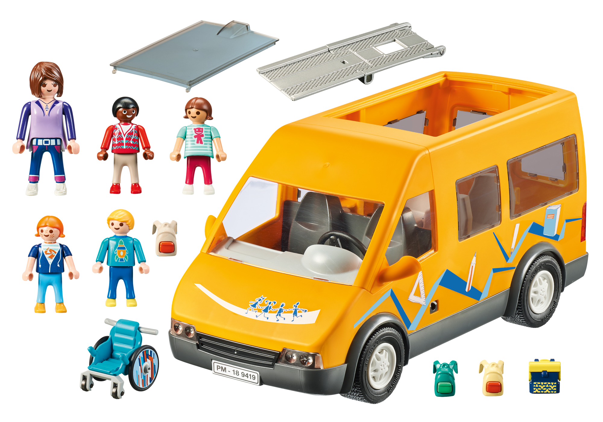 playmobil school bus toy