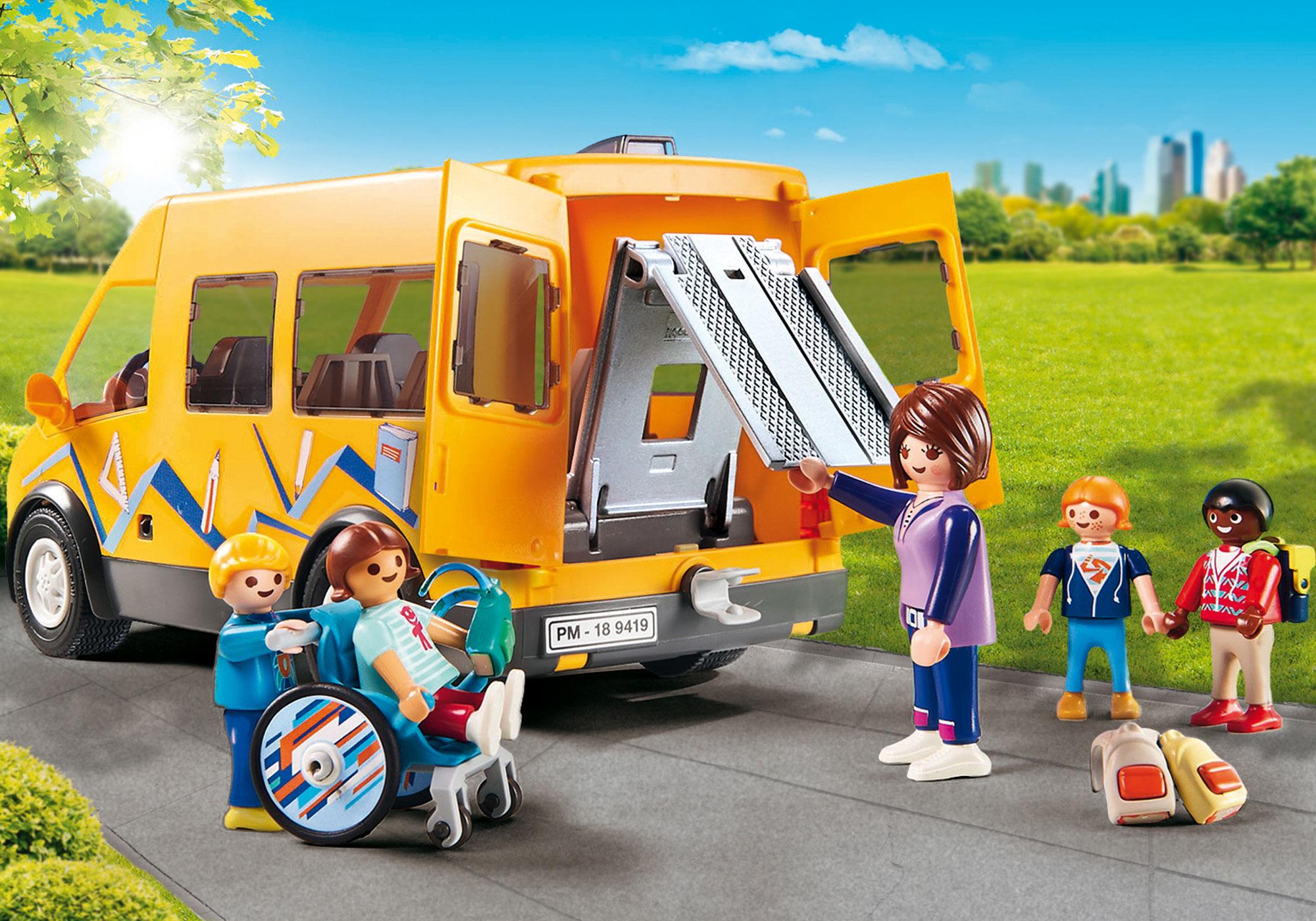 playmobil school bus 9419