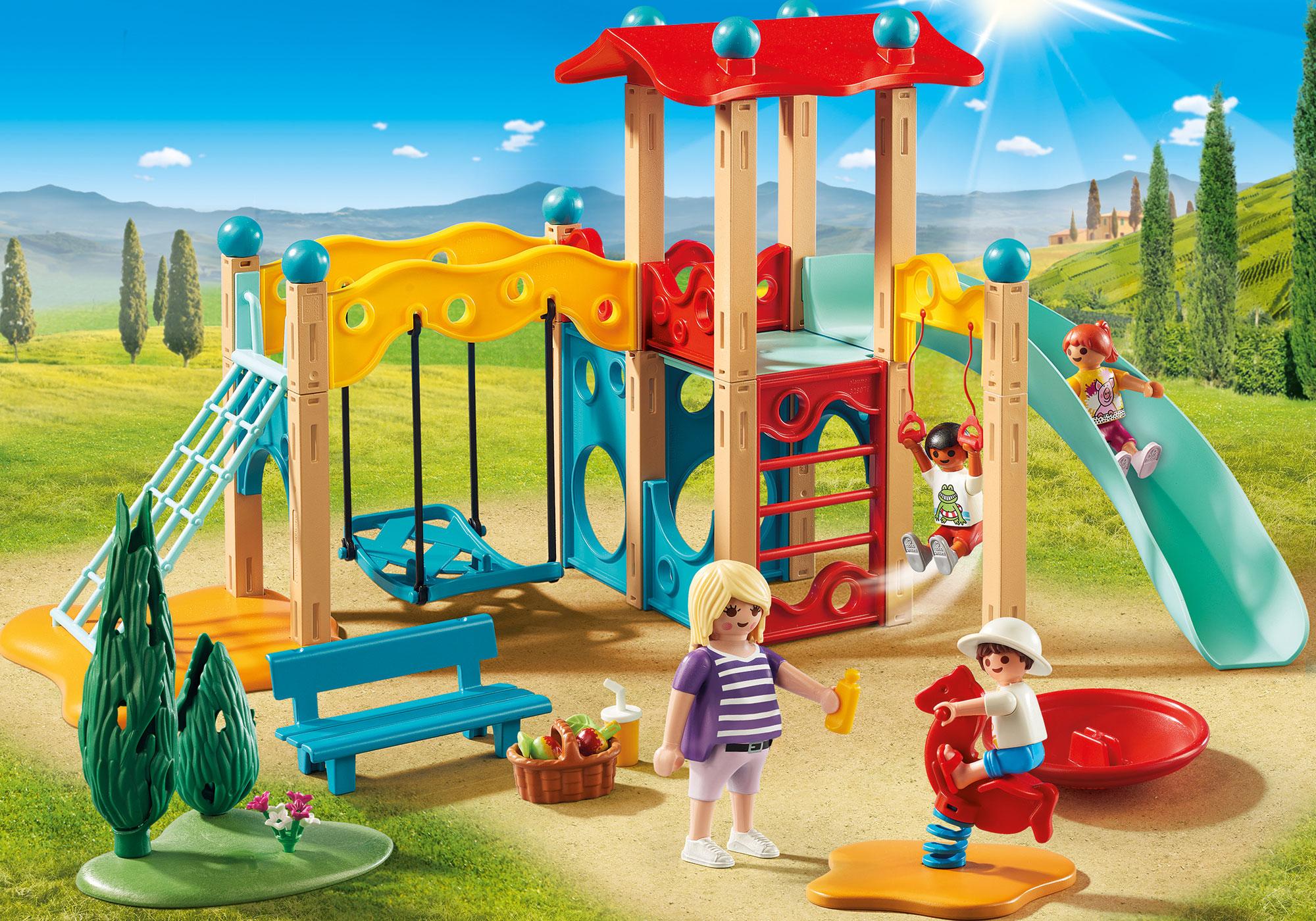 aire de jeux playmobil