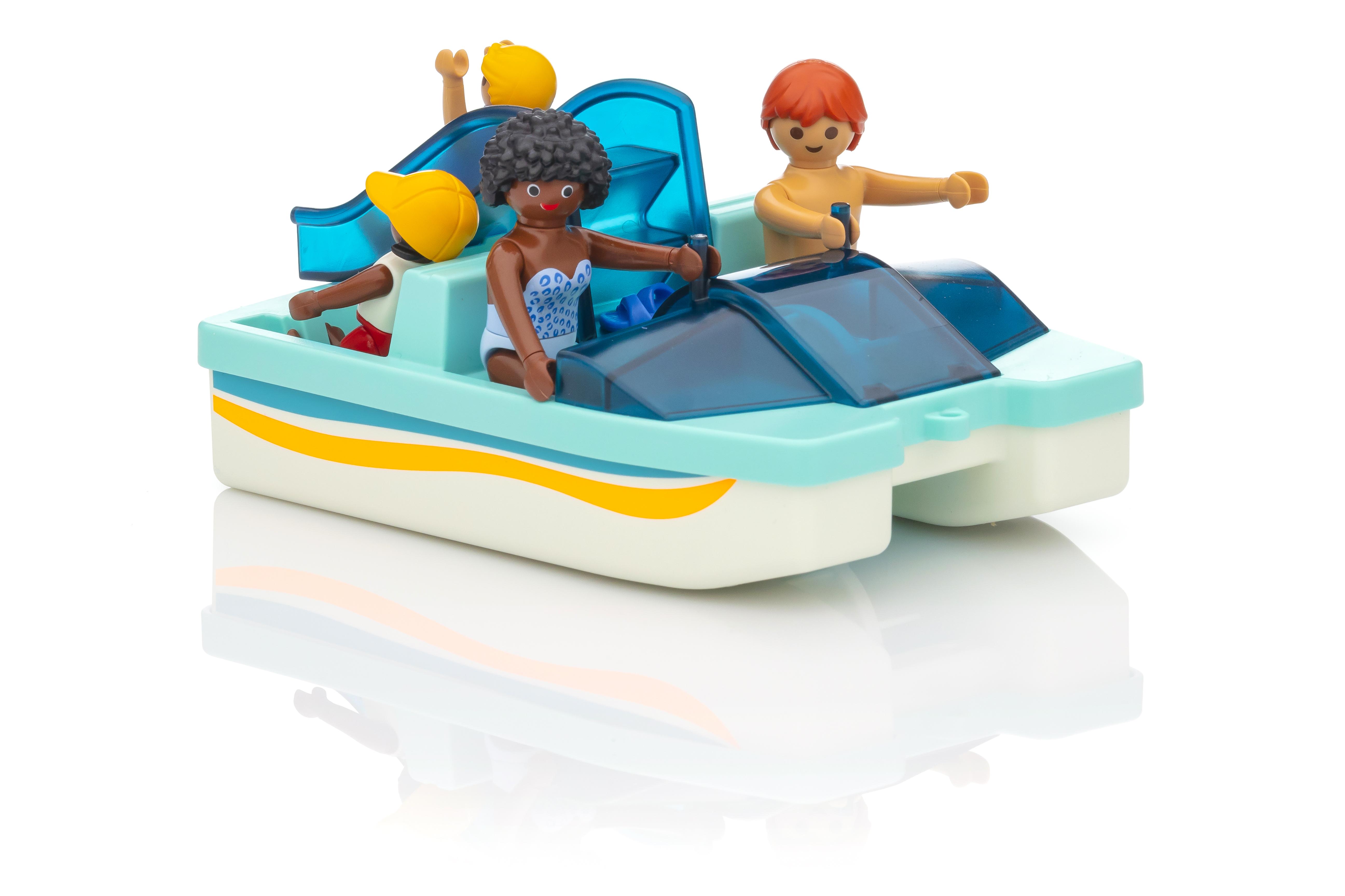 playmobil family fun boat