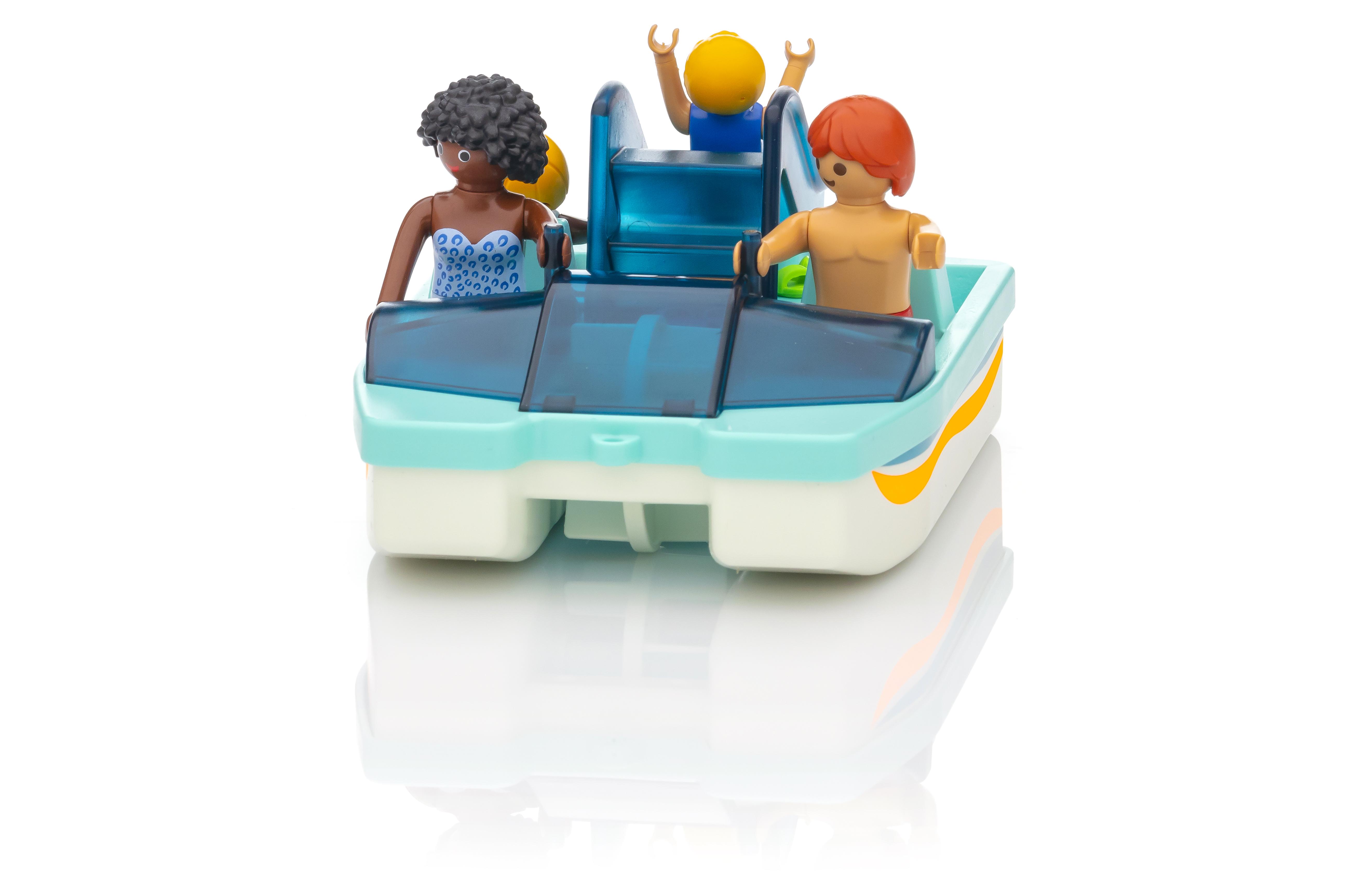 playmobil family fun boat