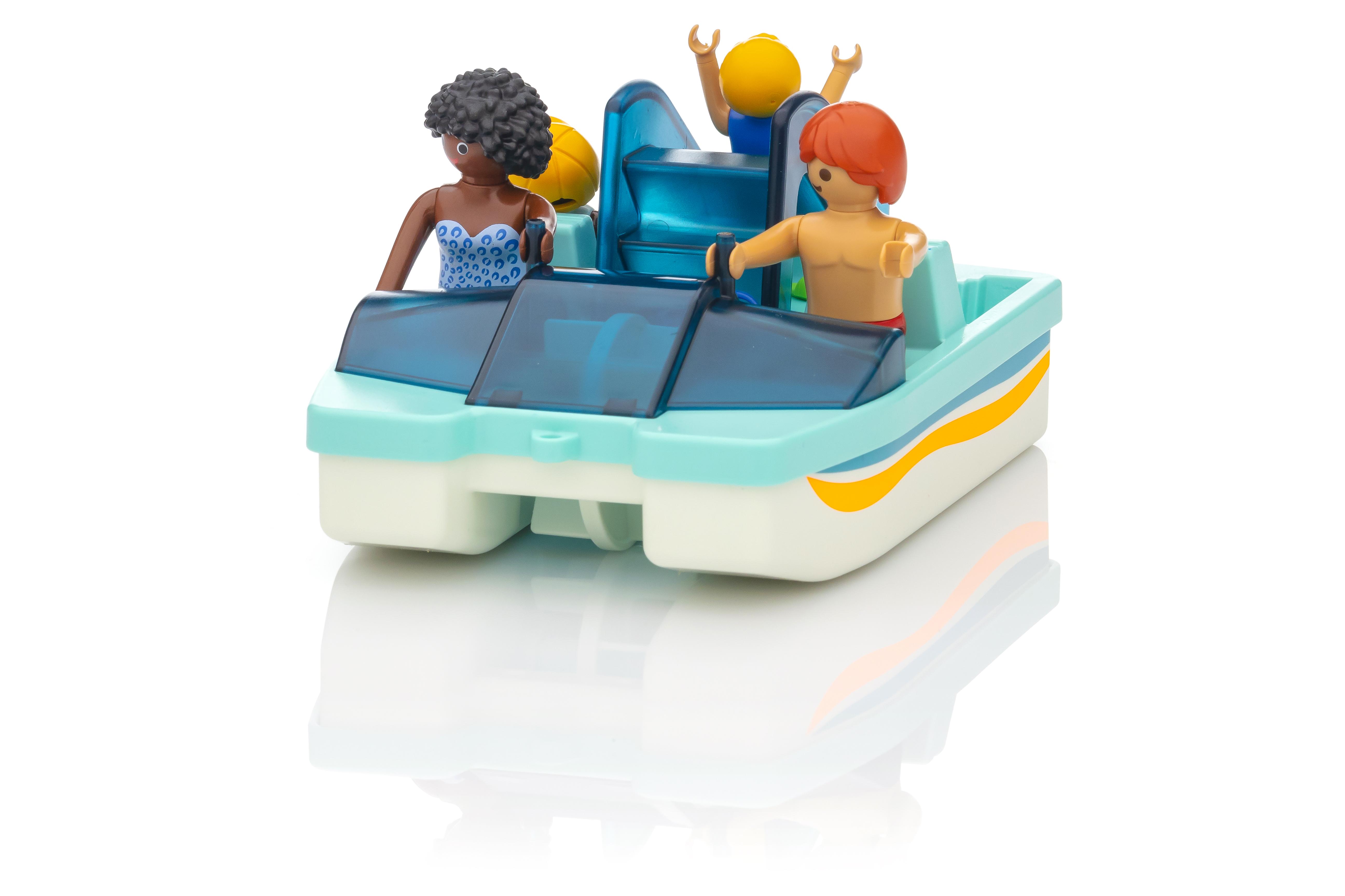 playmobil paddle boat