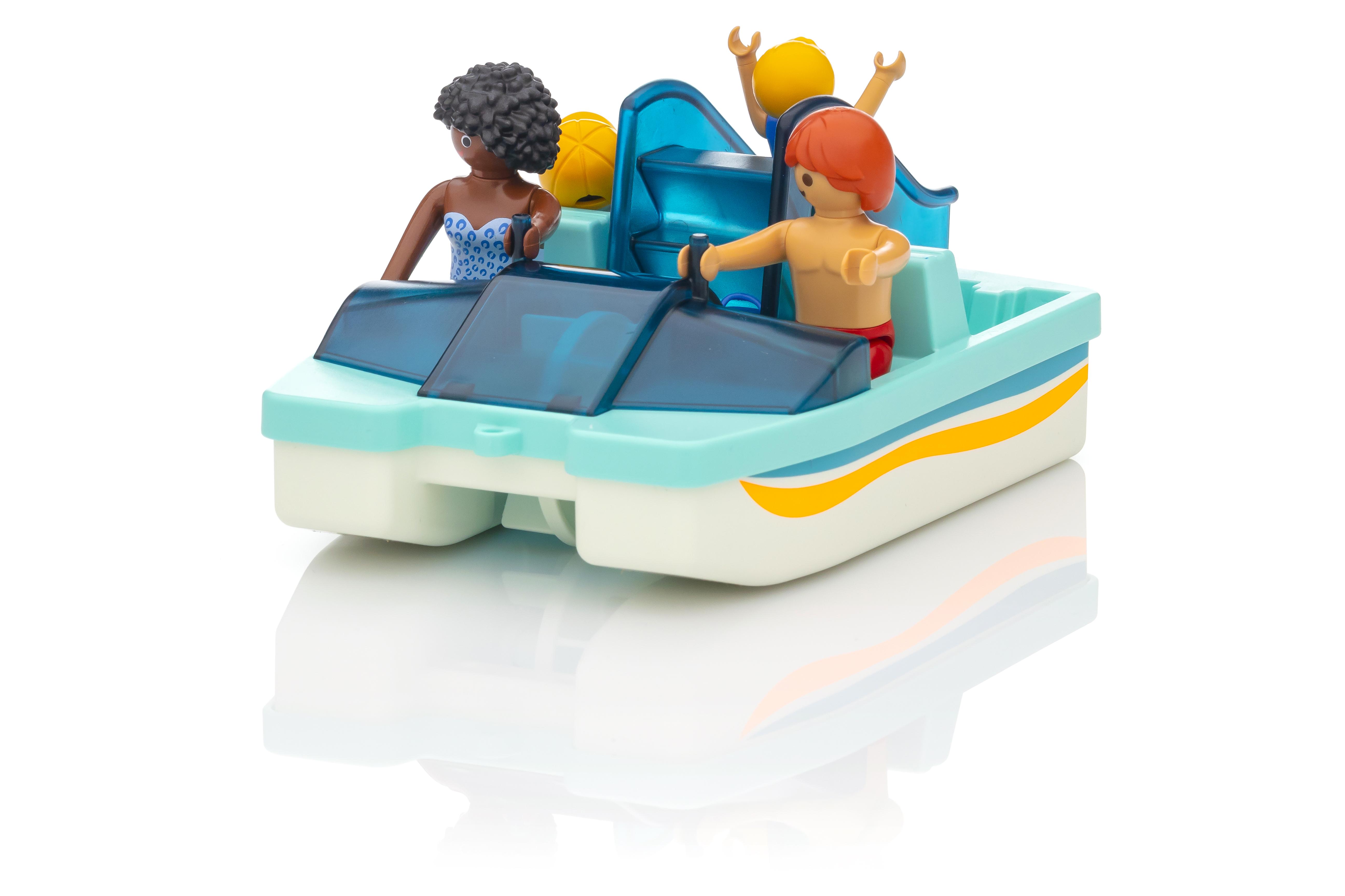 playmobil paddle boat