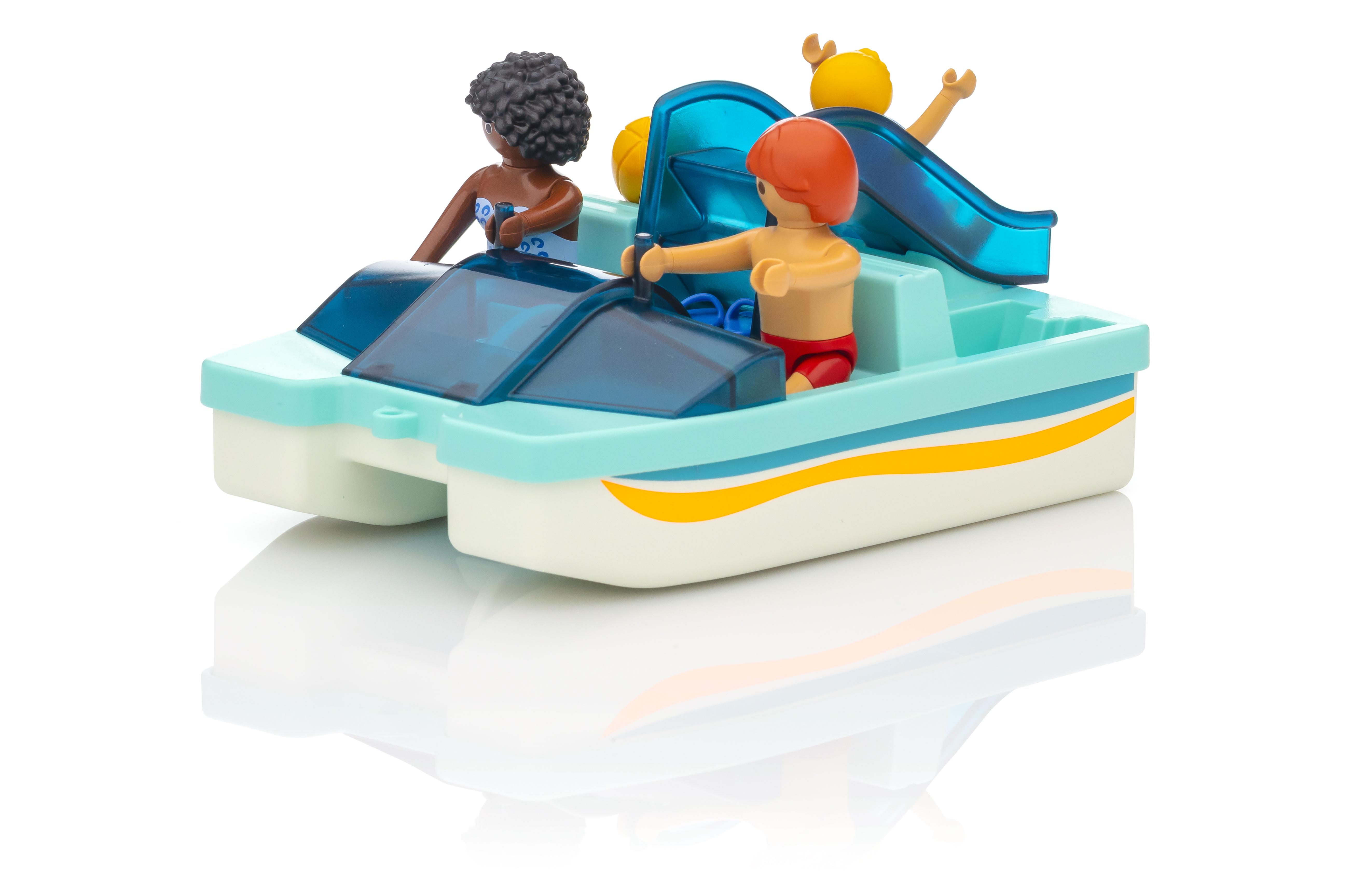 playmobil paddle boat