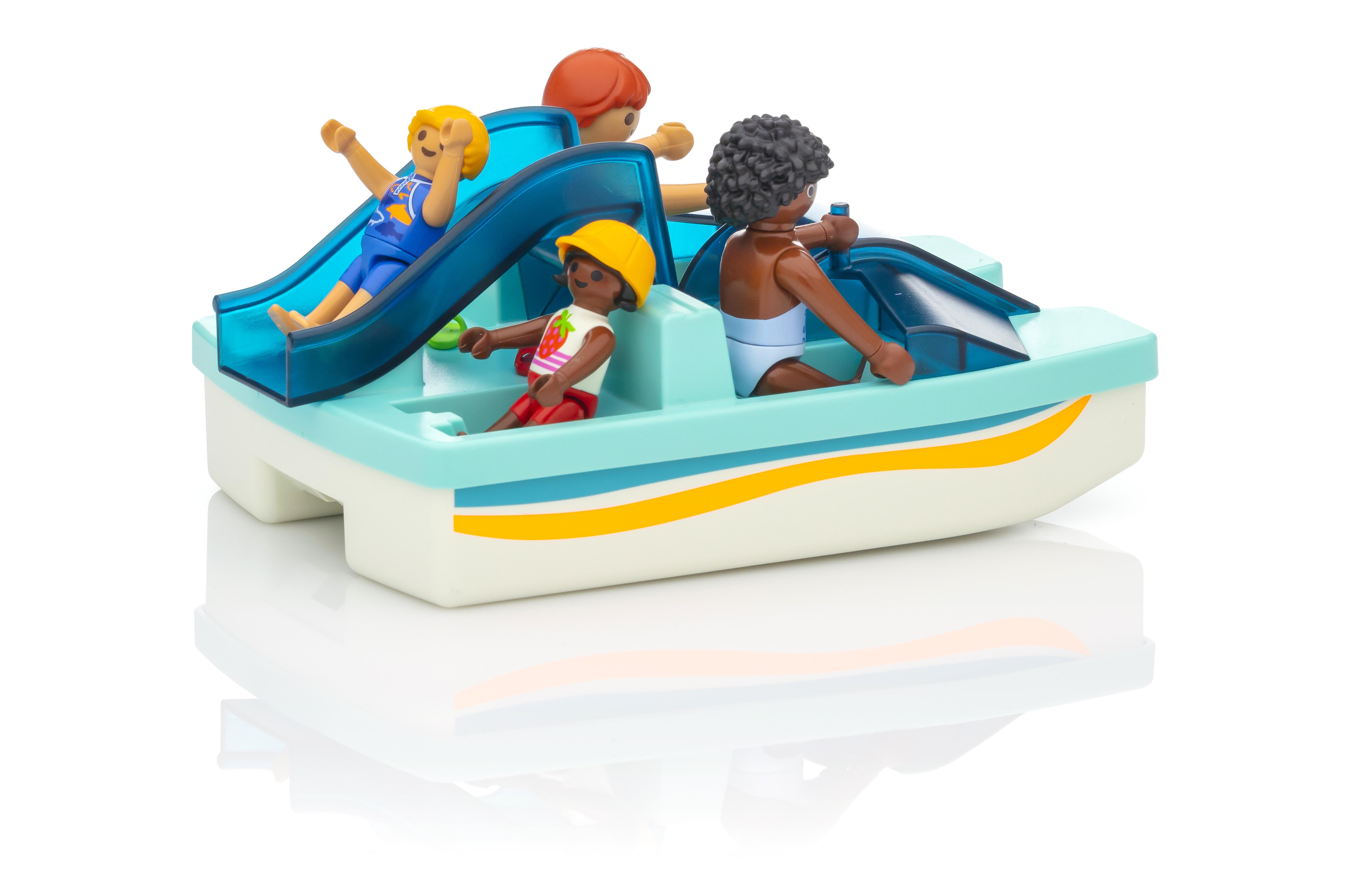 playmobil family fun boat