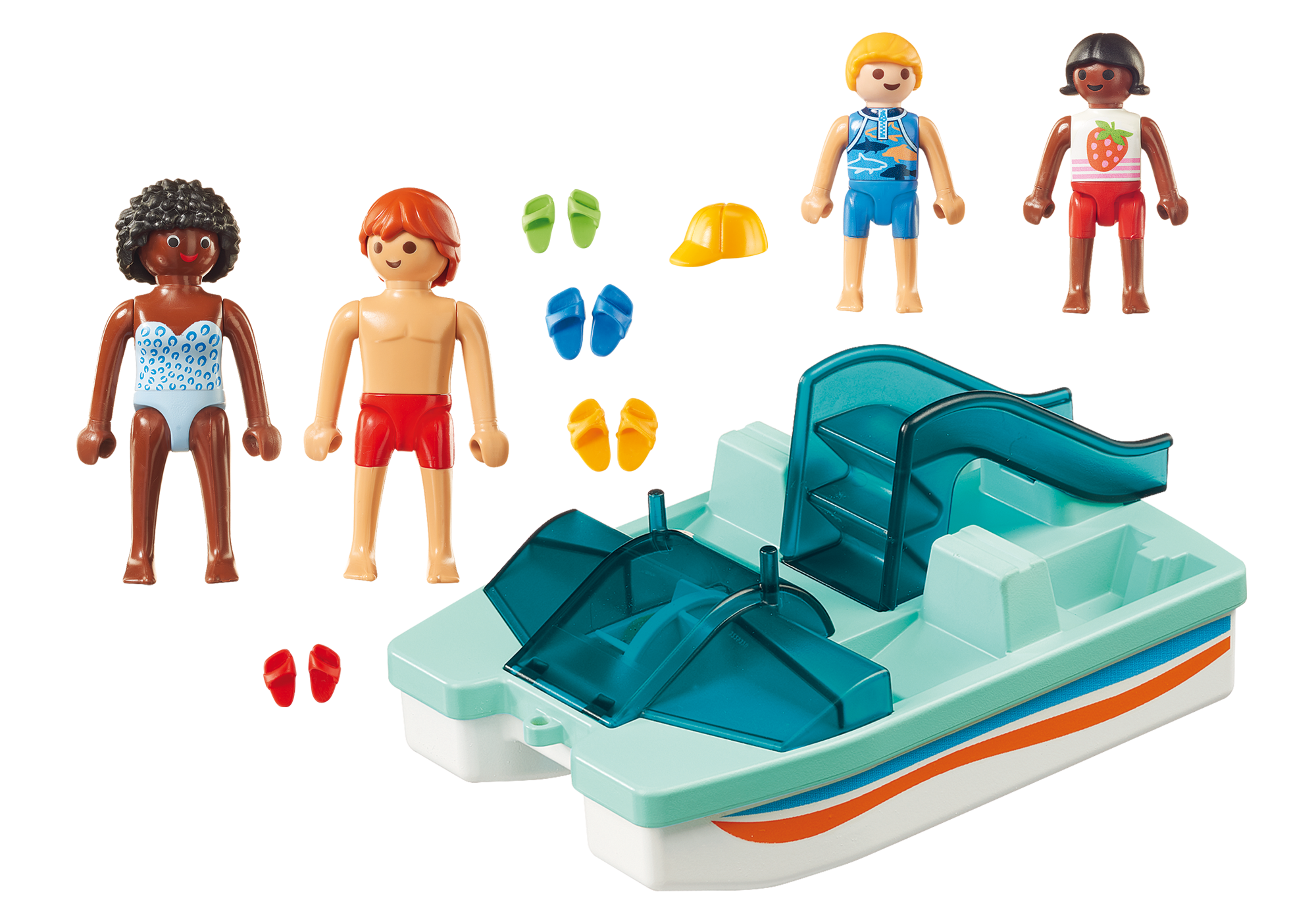 playmobil family fun boat